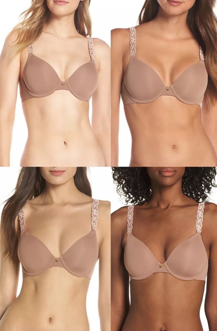 NATORI 732080 Pure Luxe T-Shirt Smooth Contour Bra Dulce New Size 32D