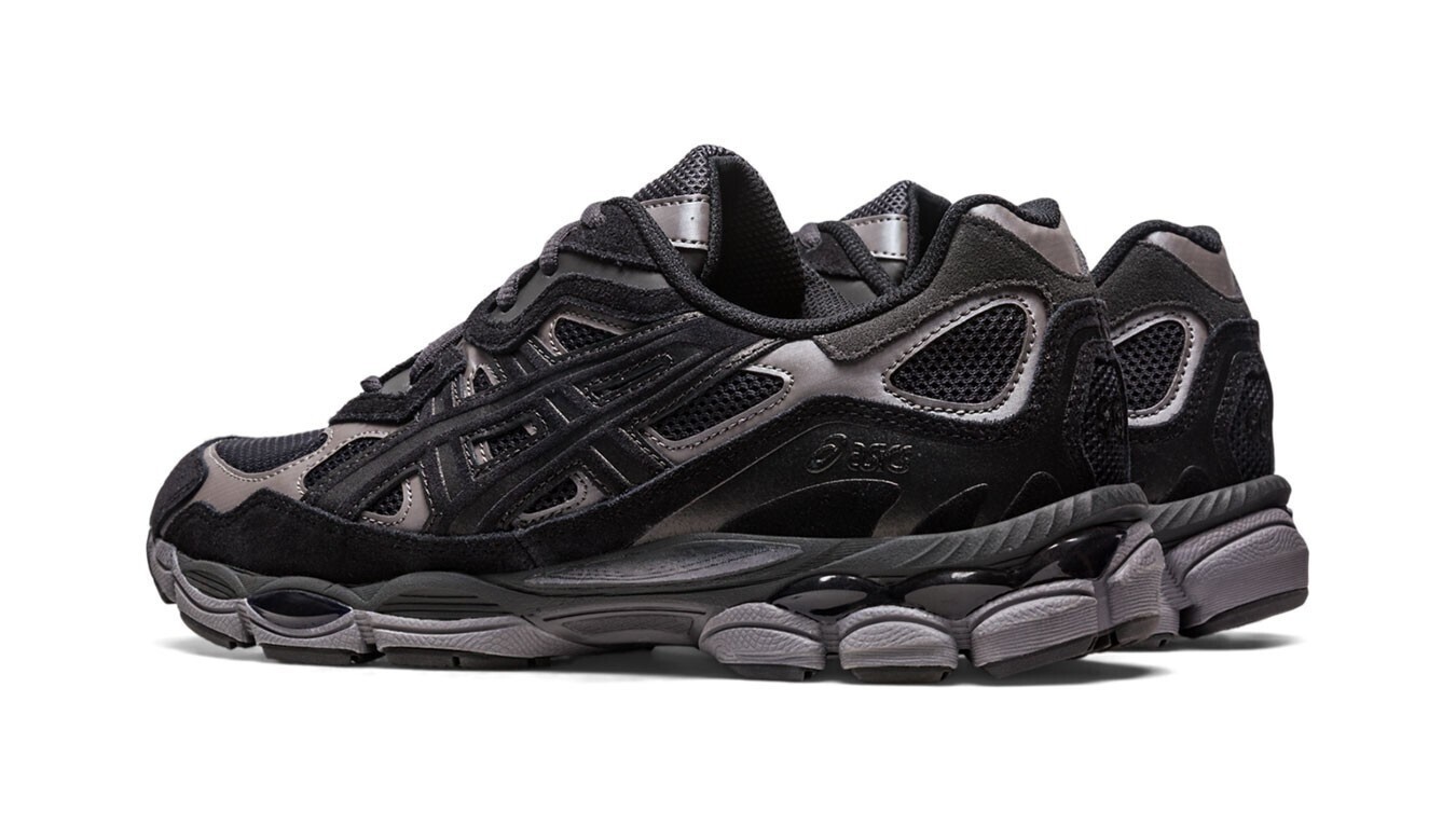 New ASICS Gel-NYC Men’s Graphite Grey Black Sneakers -1201A789-020