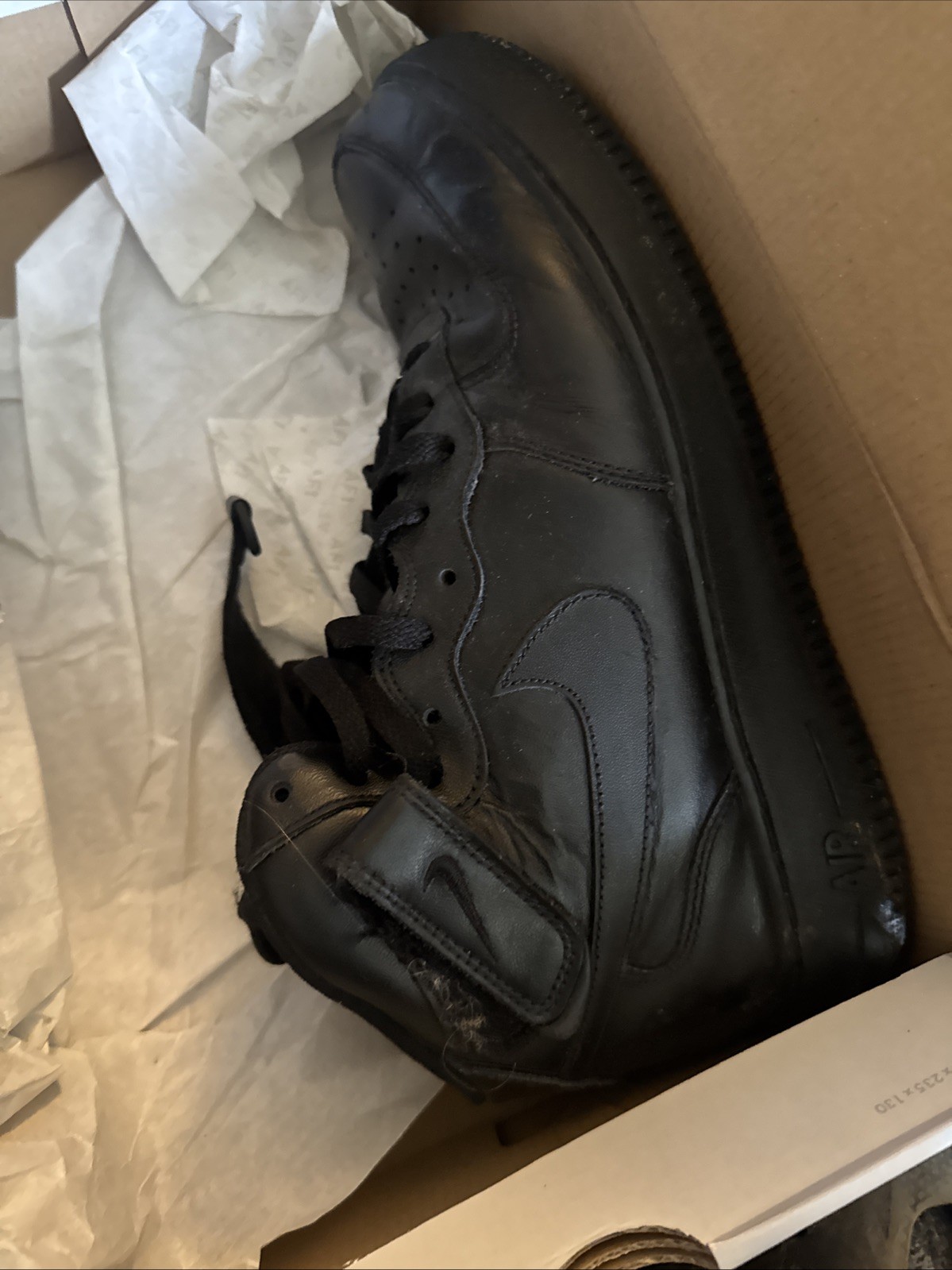 Nike Air Force 1 Mid 07 Black-Black