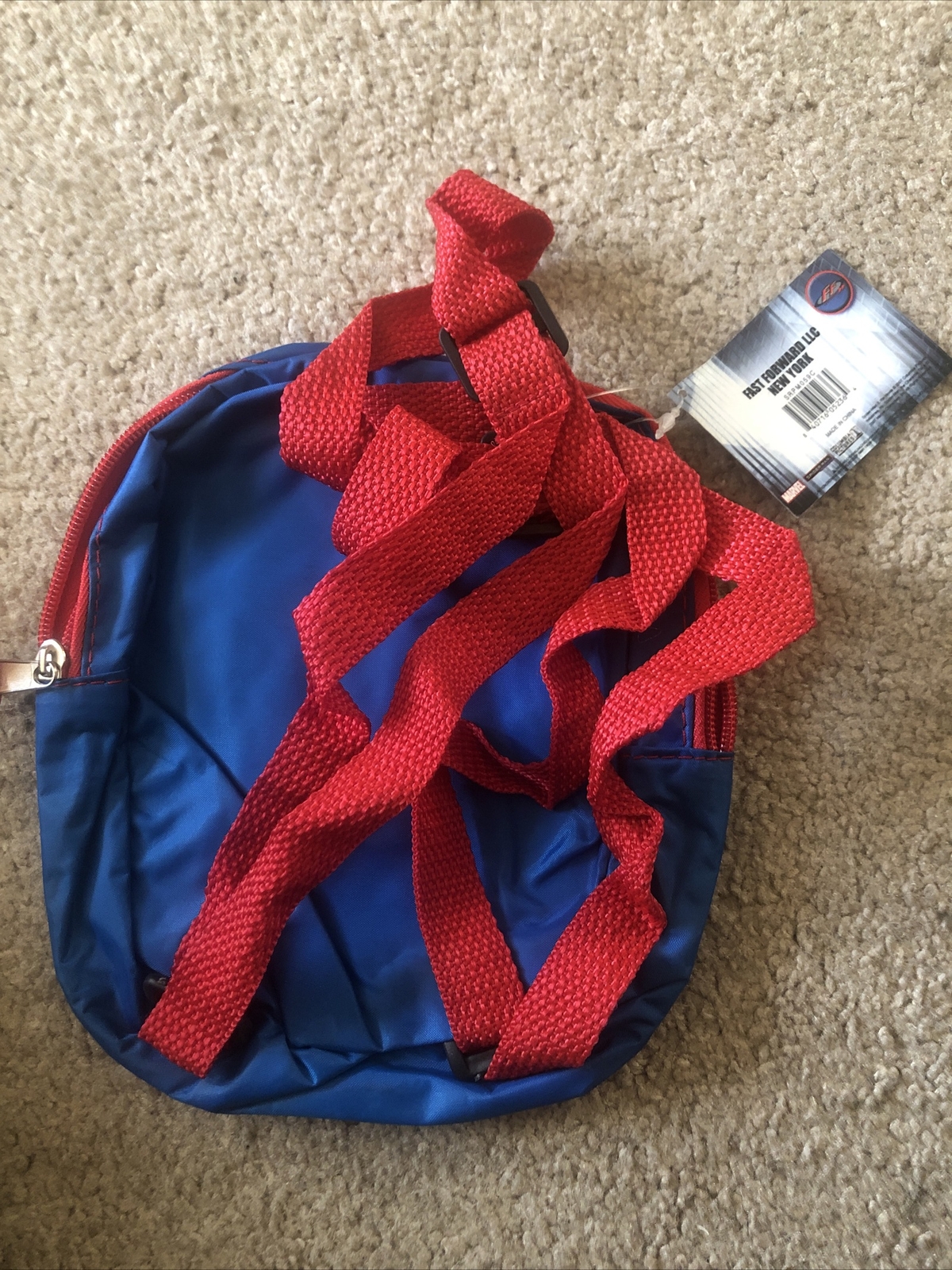Little Kids The Amazing Spiderman Backpack Approximately 6 Inches Wide 7 Tall