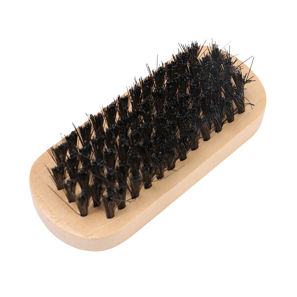 Leather Boots Shoe Care Kit 3 Brushes Cleaner Polish Shine For Footwear