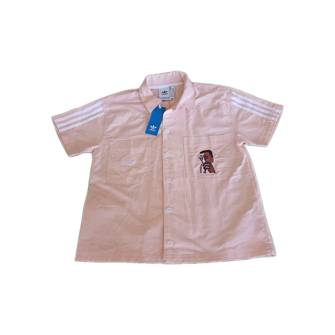 Adidas Unity Ref Shirt Mens Blush Pink Sz 3XS NWT