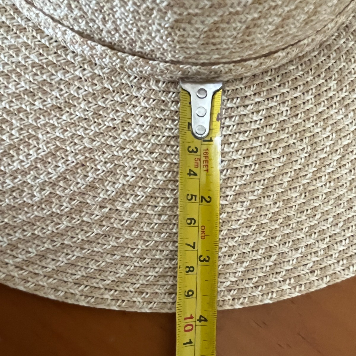 NINE WEST WOMEN’S WIDE BRIM FLOPPY STYLE SUN HAT APPROX. 21-22 IN SIZE M