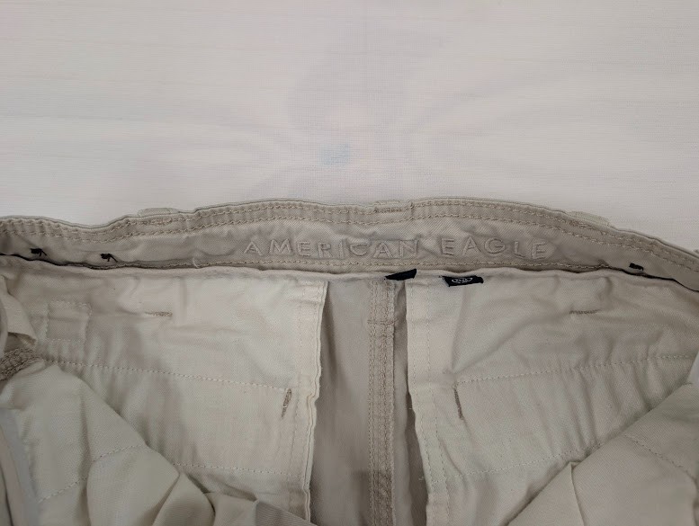 American Eagle Outfitters Khaki 29×30 Cargo Pants Men’s Straight Leg Flex Gorp