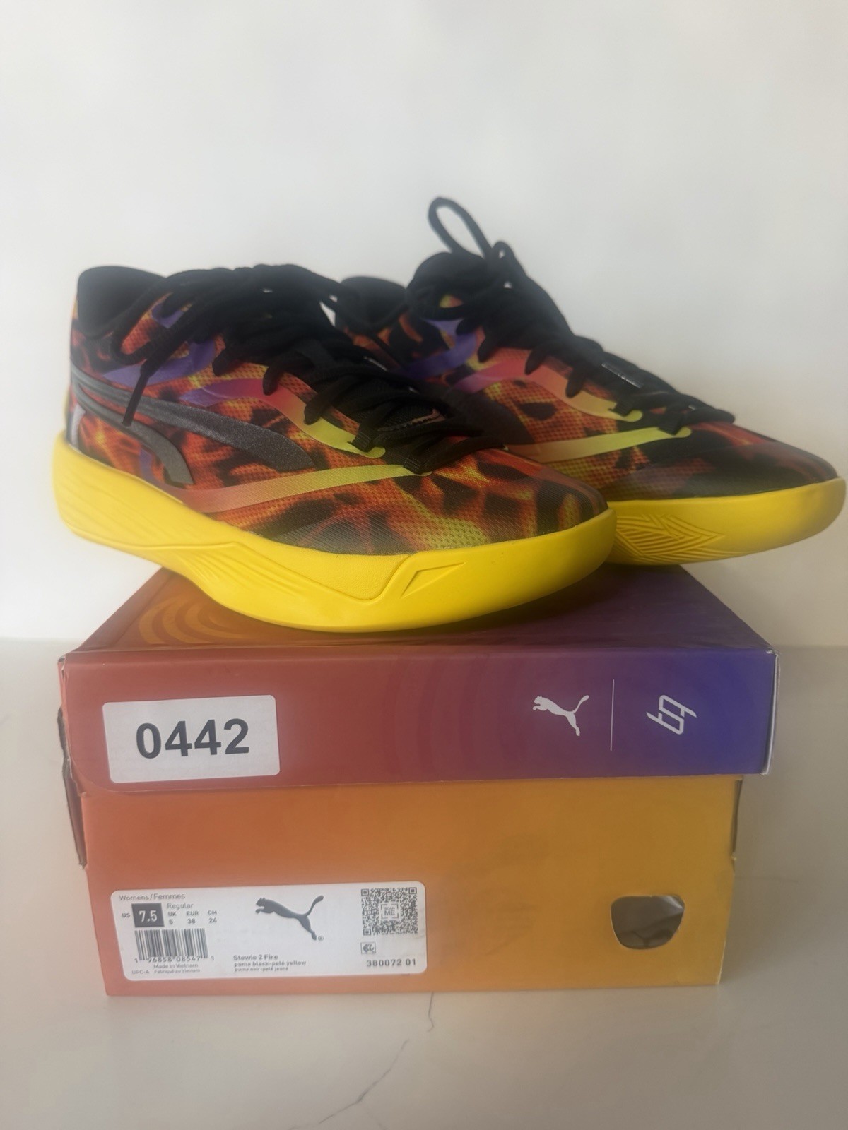 PUMA Stewie 2 Fire Women’s 7.5 Basketball Shoes New Box Breanna Stewart WNBA