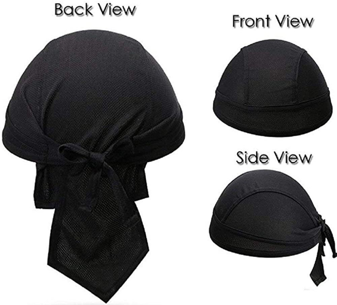 Sweat Wicking Dew Rags Skull Cap Helmet Liner Breathable Head Wrap Beanie Hat