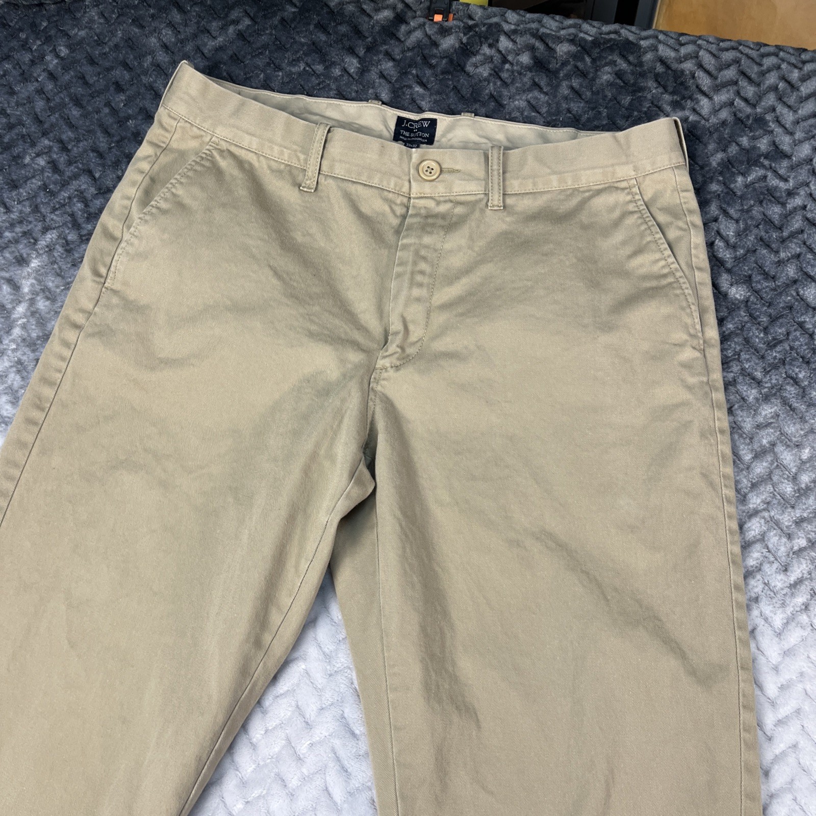 J Crew Pants Mens 33×32 Beige The Sutton Chino Casual Classic