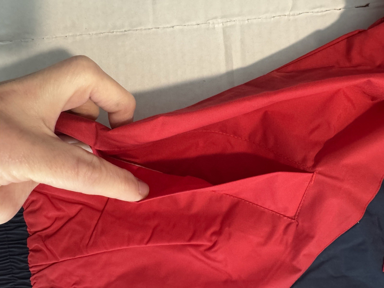 VTG Speed Zone Race Gear Red Black White Shark tooth Windbreaker Jacket 3X