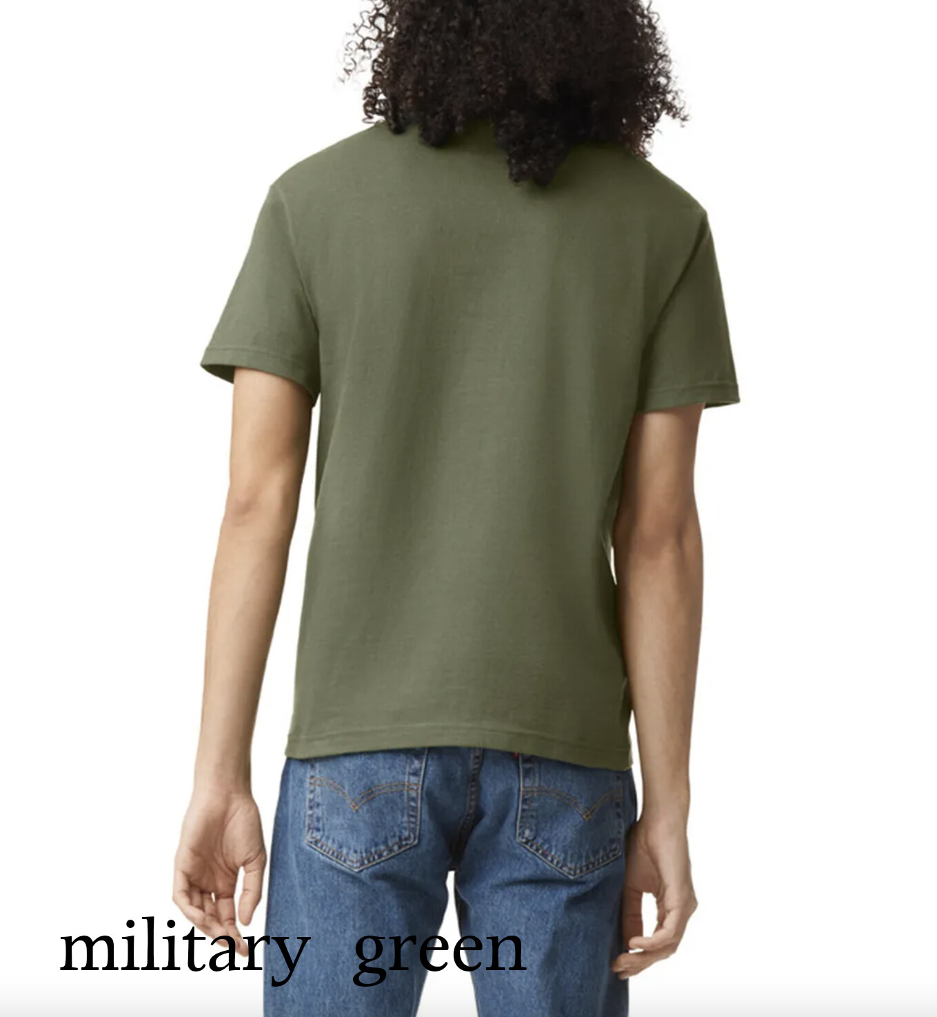 3 pack American Apparel 1301 Unisex Short Sleeve Preshrunk Heavyweight T-Shirt