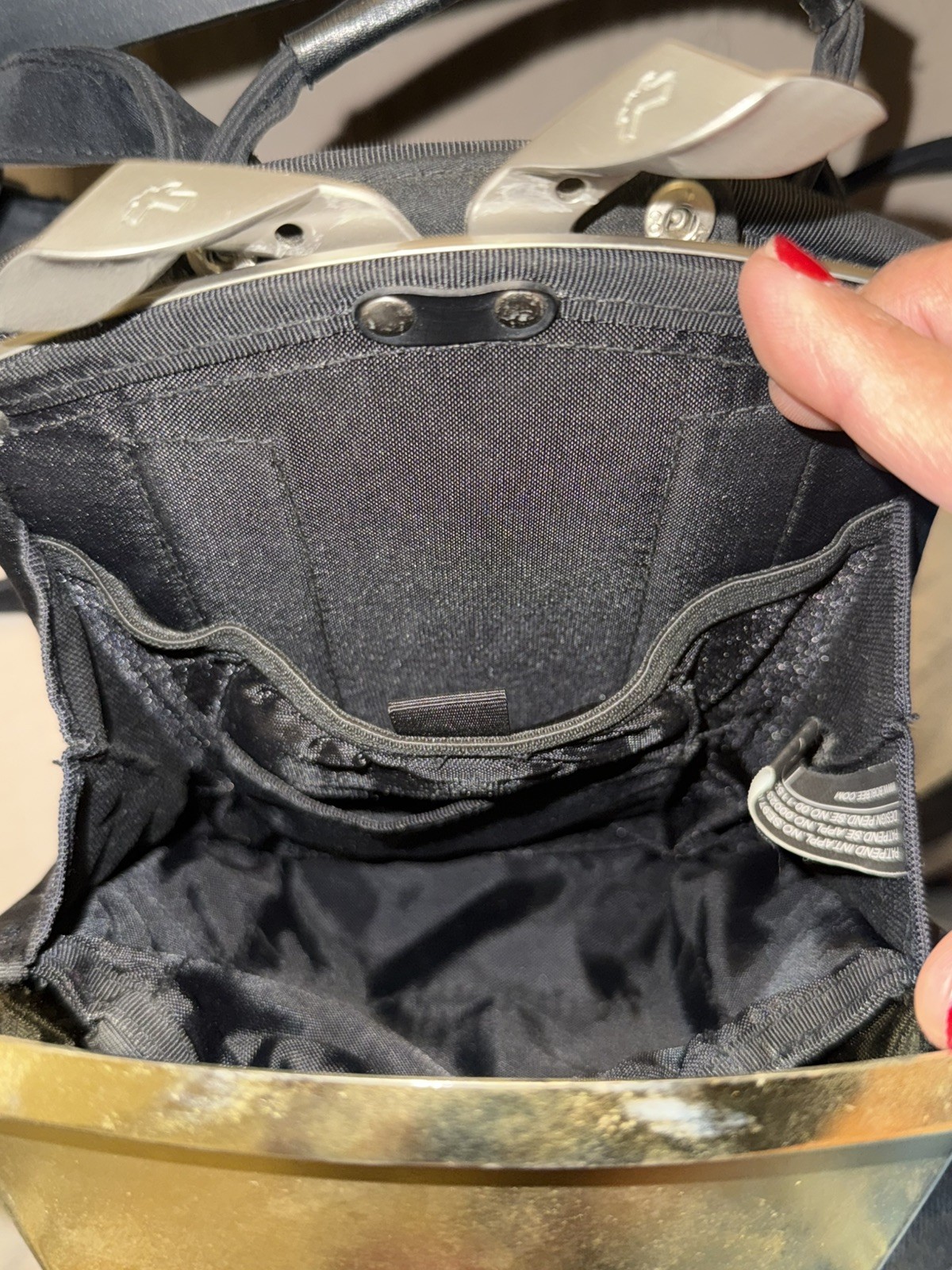 BOBLBE-E SWEDEN, HARD SHELL BACKPACK, gold LABEL, PAT. PEND’G, UNISEX