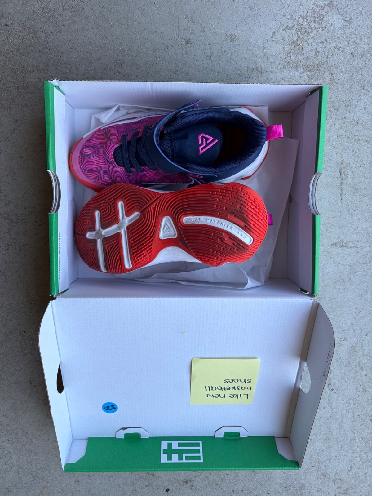 GIANNIS IMMORTALITY 4 SE Red picante Girls 1Y basketball shoes, in original box