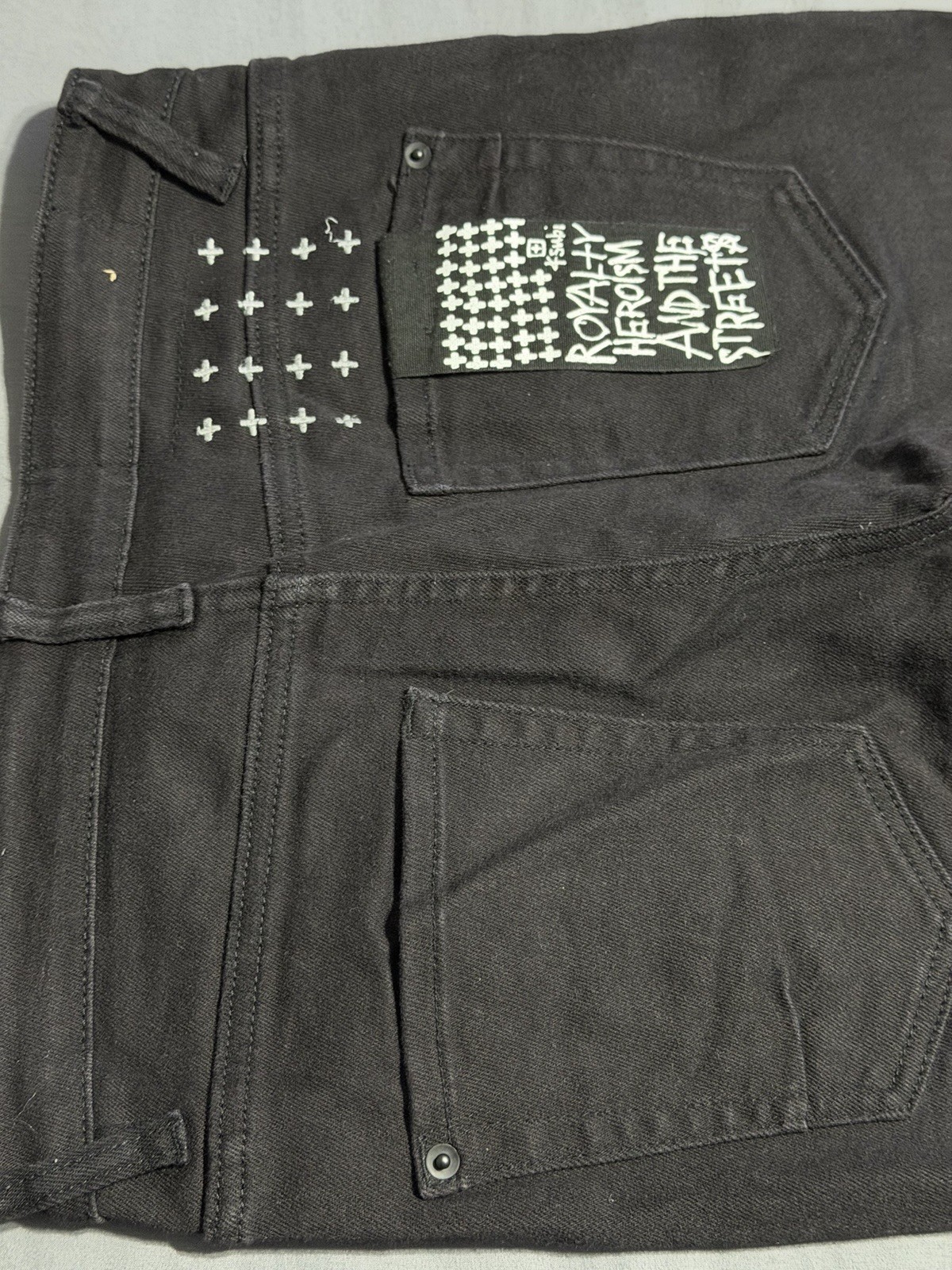 Ksubi Van Winkle Jeans Size 29 Slim Skinny with Logo Button Fly