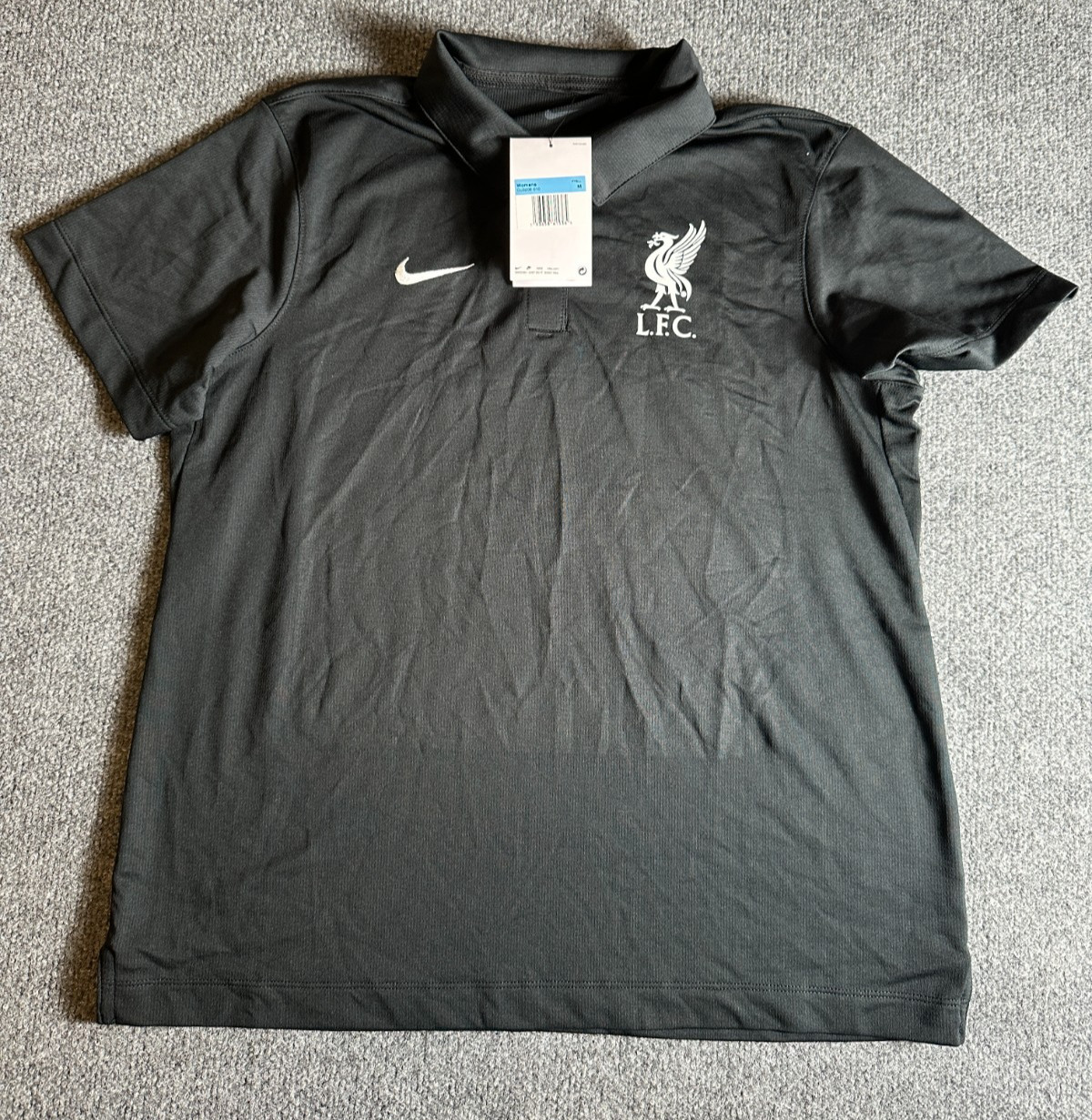 Nike Women’s Dry LFC Polo in Black Custom Size M Style CU3206-010