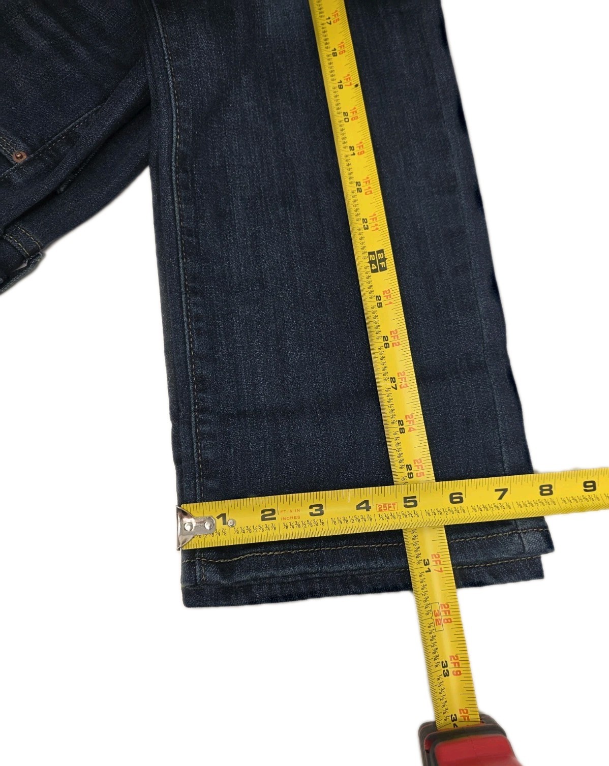 Levis Jeans Womens 14M Midrise Straight Leg 5-Pocket Denim Jeans Stretch 32×32