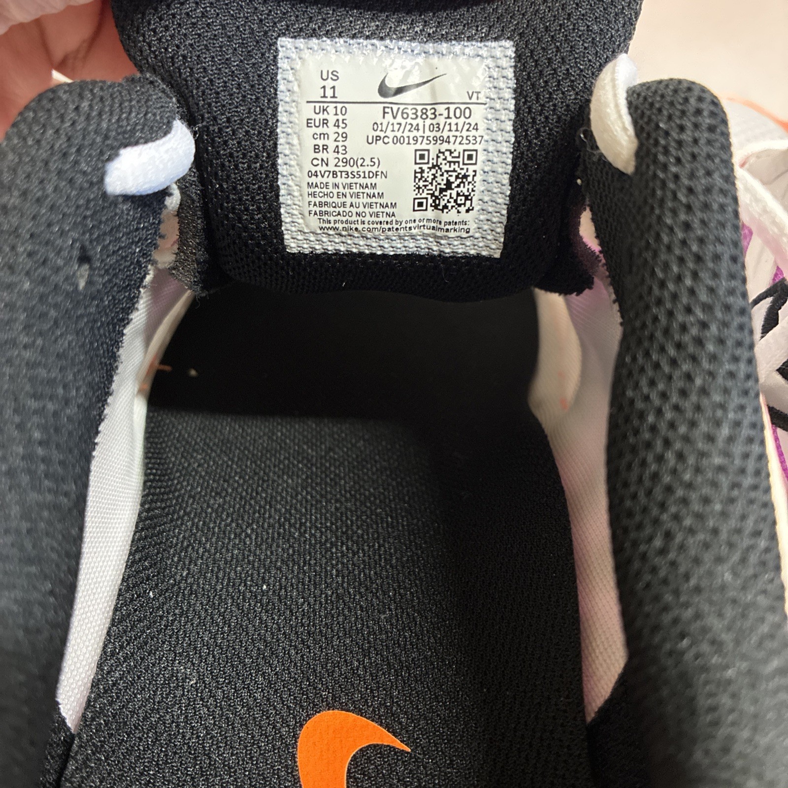 Size 11 – Nike Air Pegasus 2K5 Sunrise