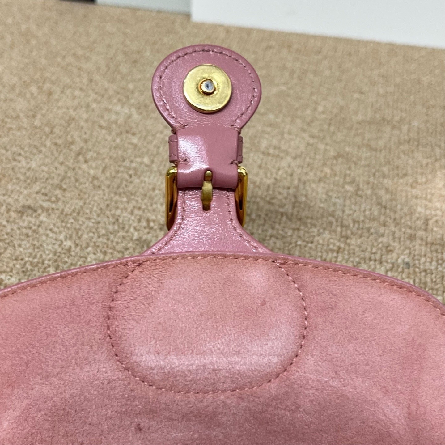 Dior Pre-Owned Authentic Saddle Bag Pink 17*13*4.5 Free Tracked Shipping