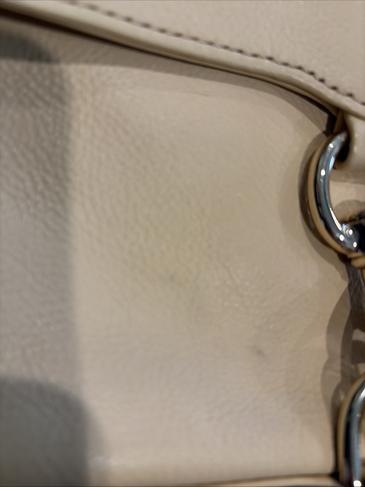 REBECCA MINKOFF MINI MAC NUDE CROSSBODY Leather Handbag PURSE Chain Strap