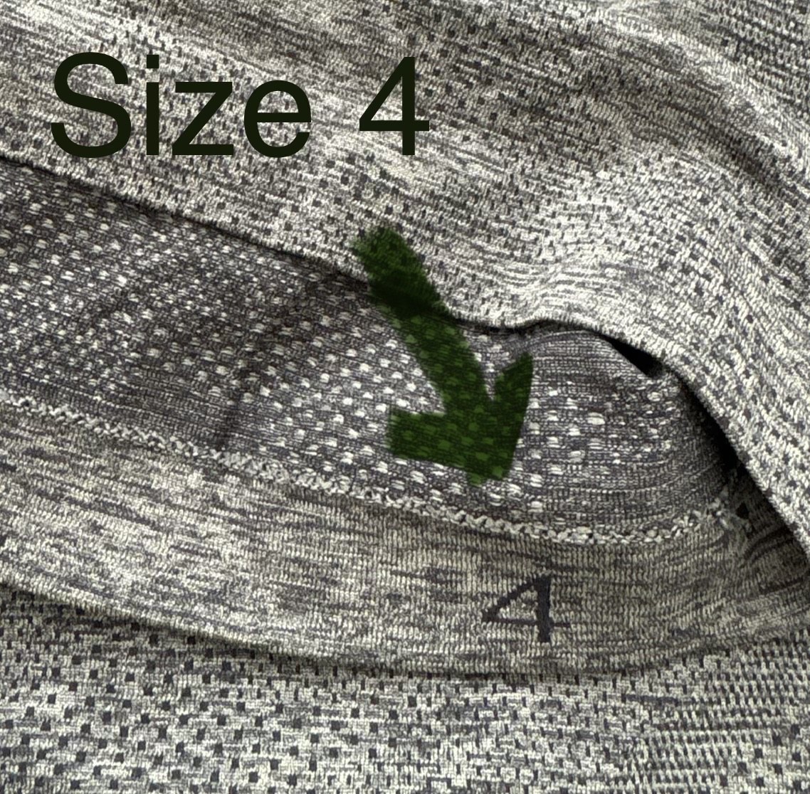 Lululemon Swiftly Tech 2.0 Long Sleeve Gray Olive Green sz 4