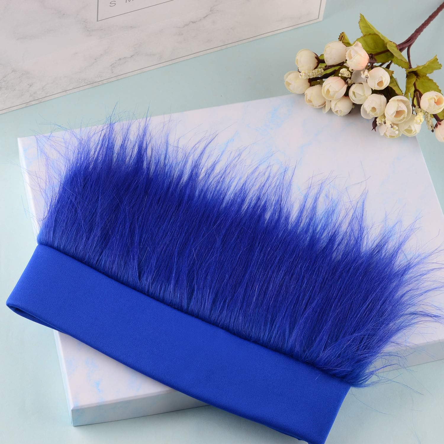 2 Pack Hairy Headband Crazy Hair Wigs for Mardi Gras Cosplay Sports Party and Sp