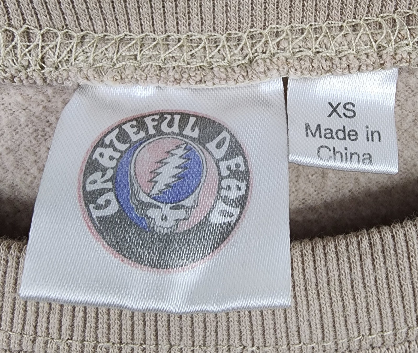 Grateful Dead Sweatshirt XS Womens Multicolor Tie Dye Crew Neck Pullover