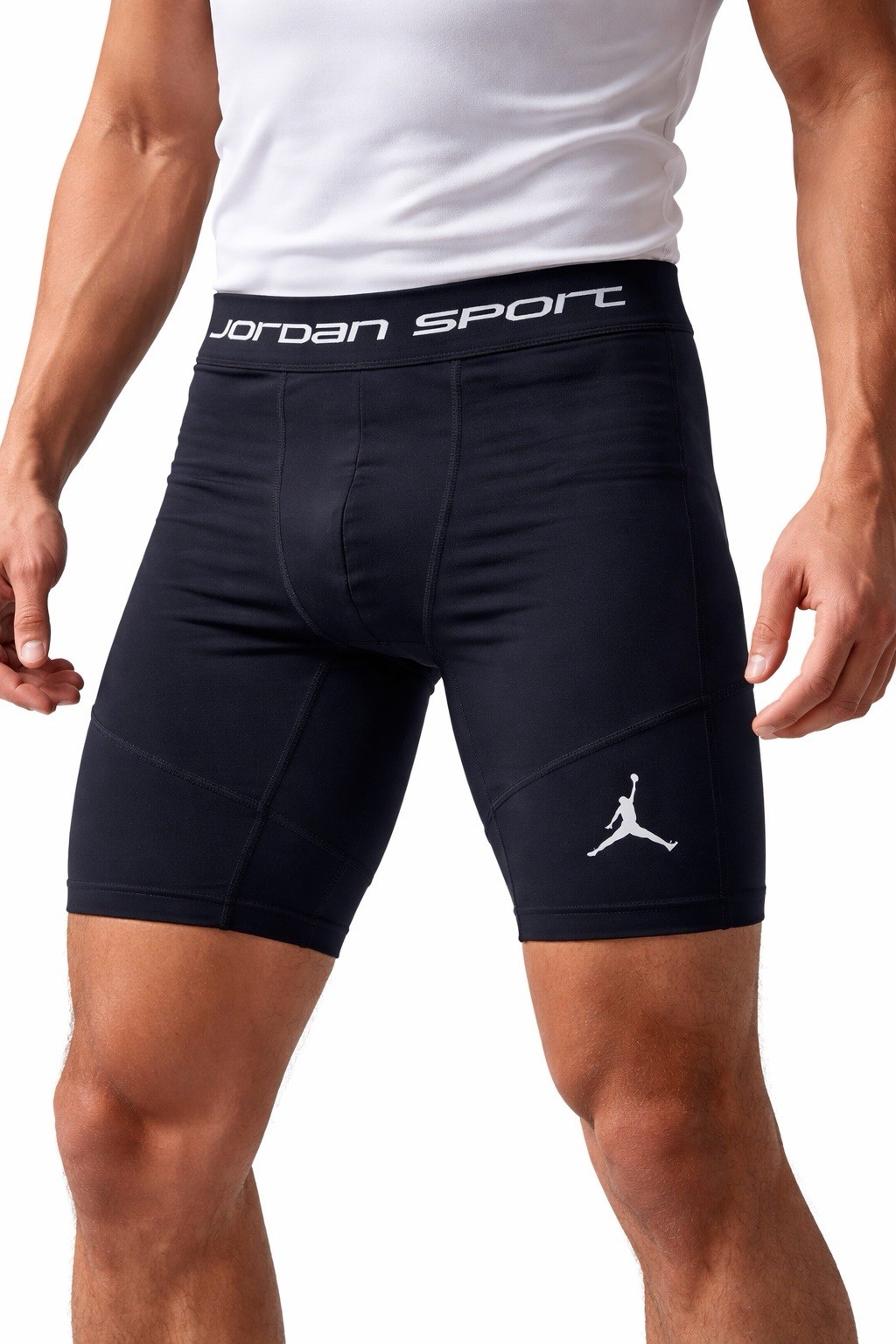 Jordan Sport Dri-FIT Tight-Fit Training Shorts – Mens Small (FV8618-010) – Black