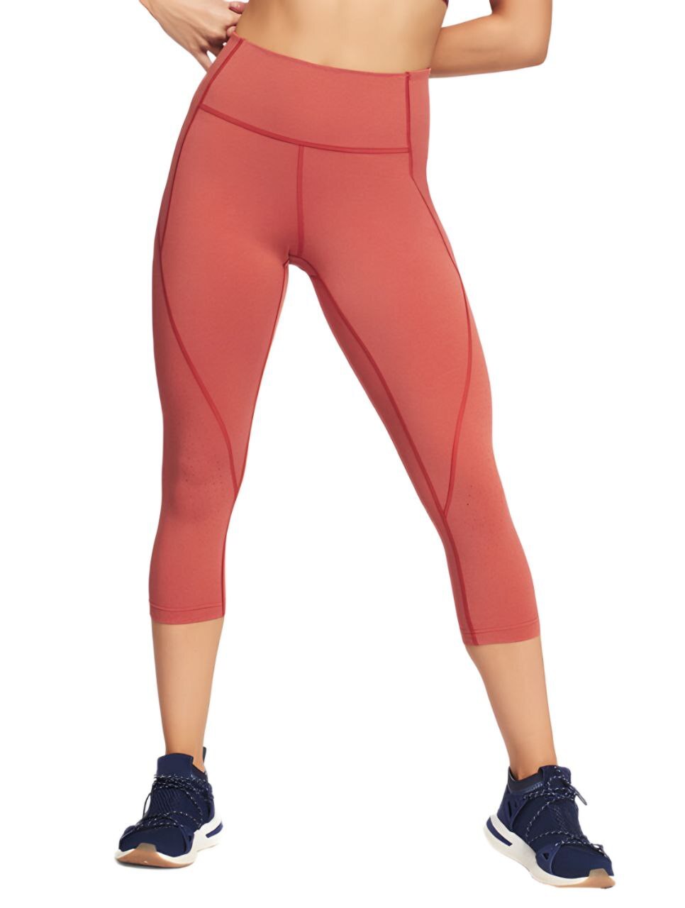 LNDR Women’s Rust Marl Summer Ultra Form 5/8 Leggings #AL824 NWT