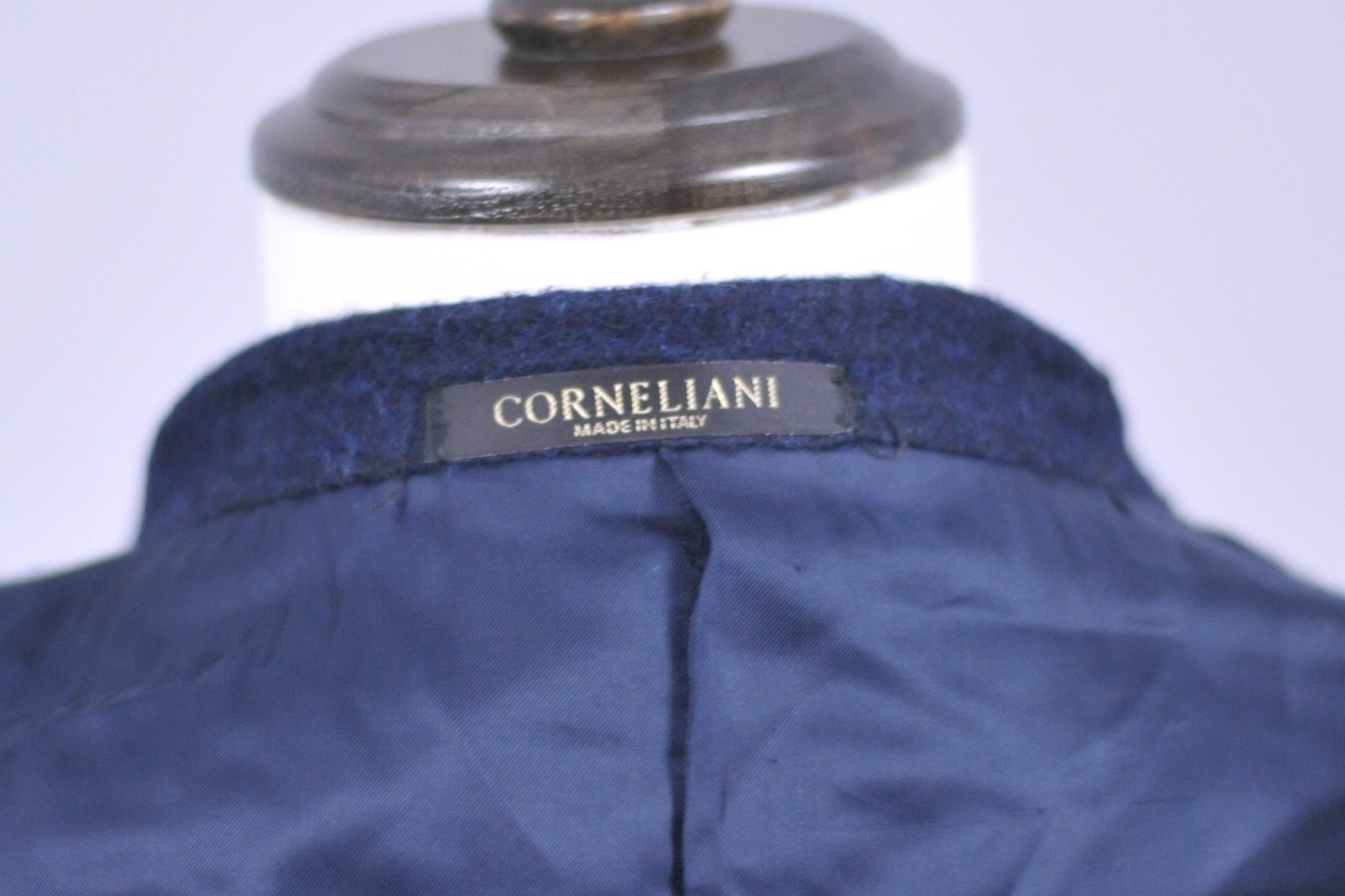Corneliani Alpac/Wool Two-Button Blazer Navy Men’s 54 IT (US- 44)