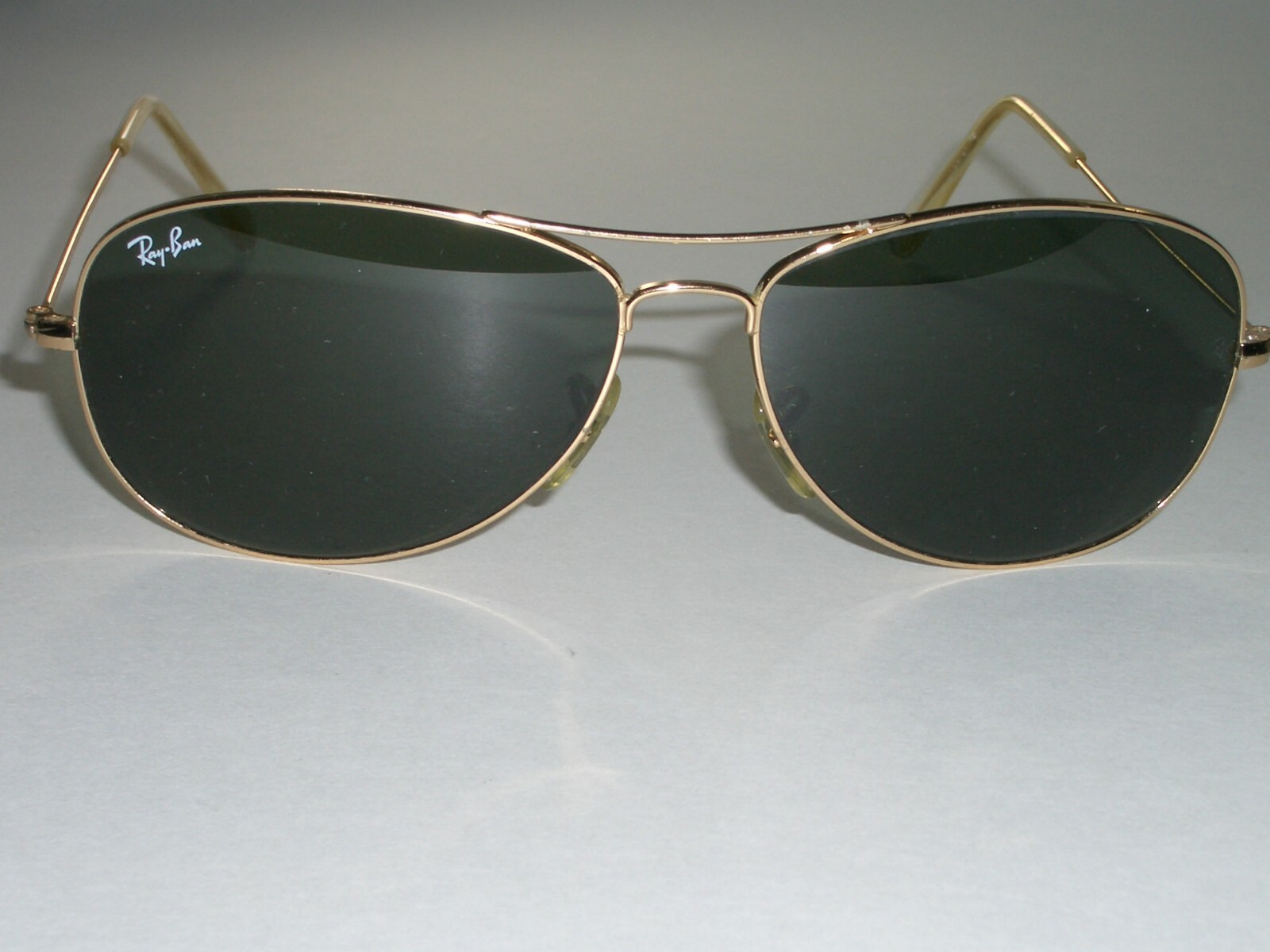 RAY-BAN ITALY RB3362 59[]14mm GOLD G15 UV CRYSTAL COCKPIT AVIATOR SUNGLASSES