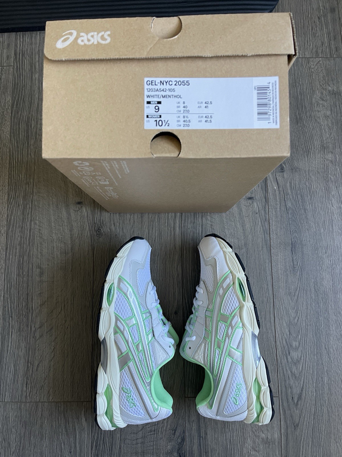 ASICS Gel – NYC 2055 White/Menthol Men’s Size 9 Running