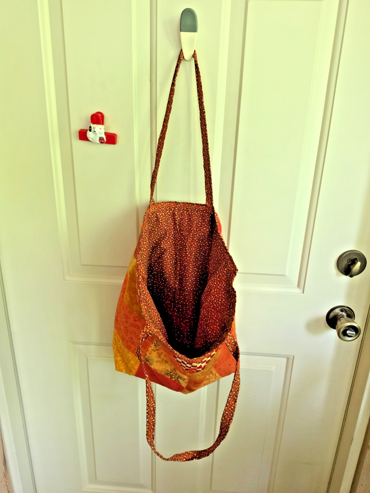 New Homemade Multipurpose Patchwork Tote – Gift Bag ~ Multipattern 14″ X 16″