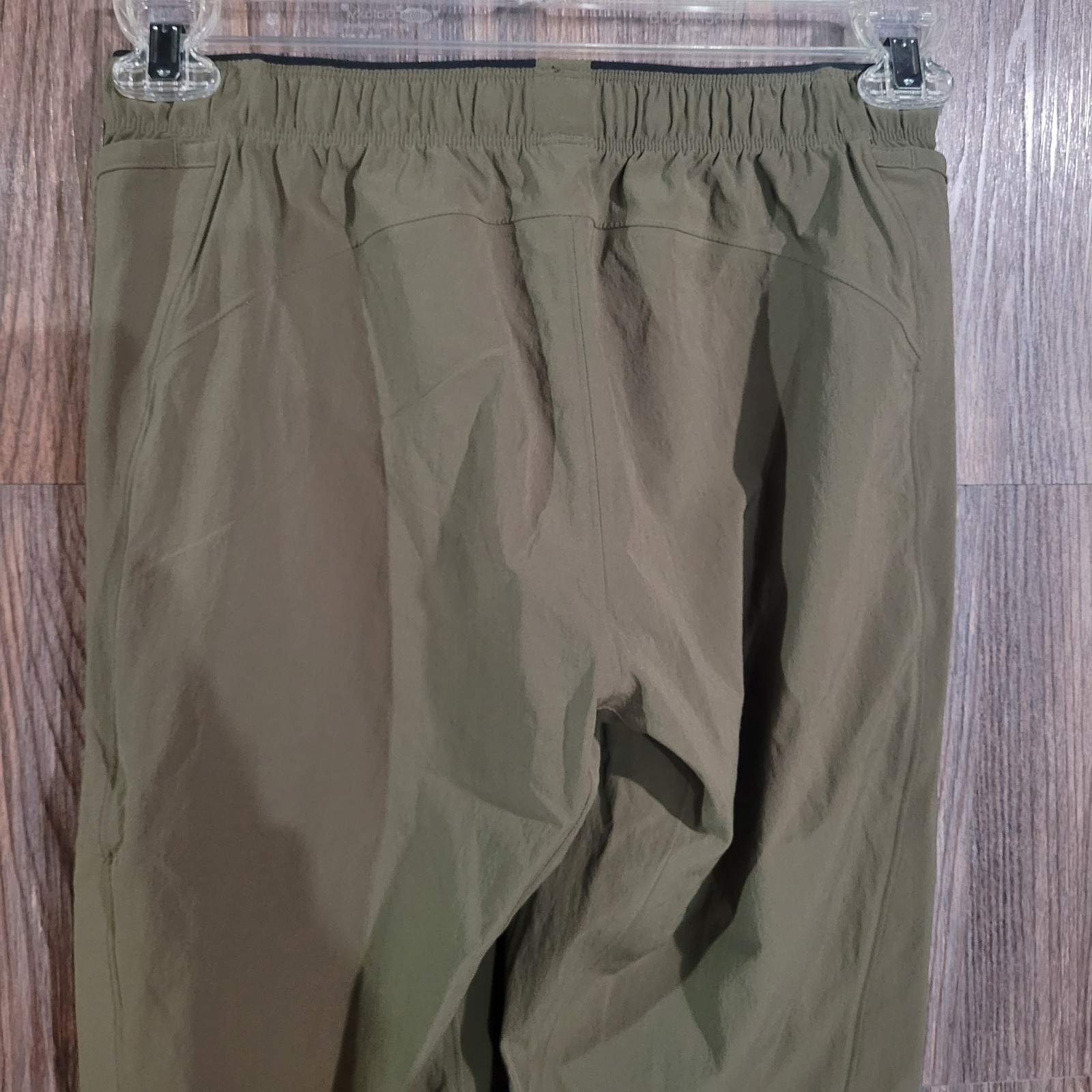 Paskho Utility Hiking Pant Size M x 32 Olive Green Pockets Travel Eco-Friendly