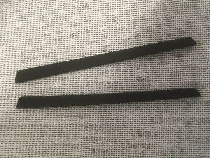 Oakley OEM Earsocks BLACK RUBBER OX8097 OX3222 OX3232 OX8103 Steel Line Plate