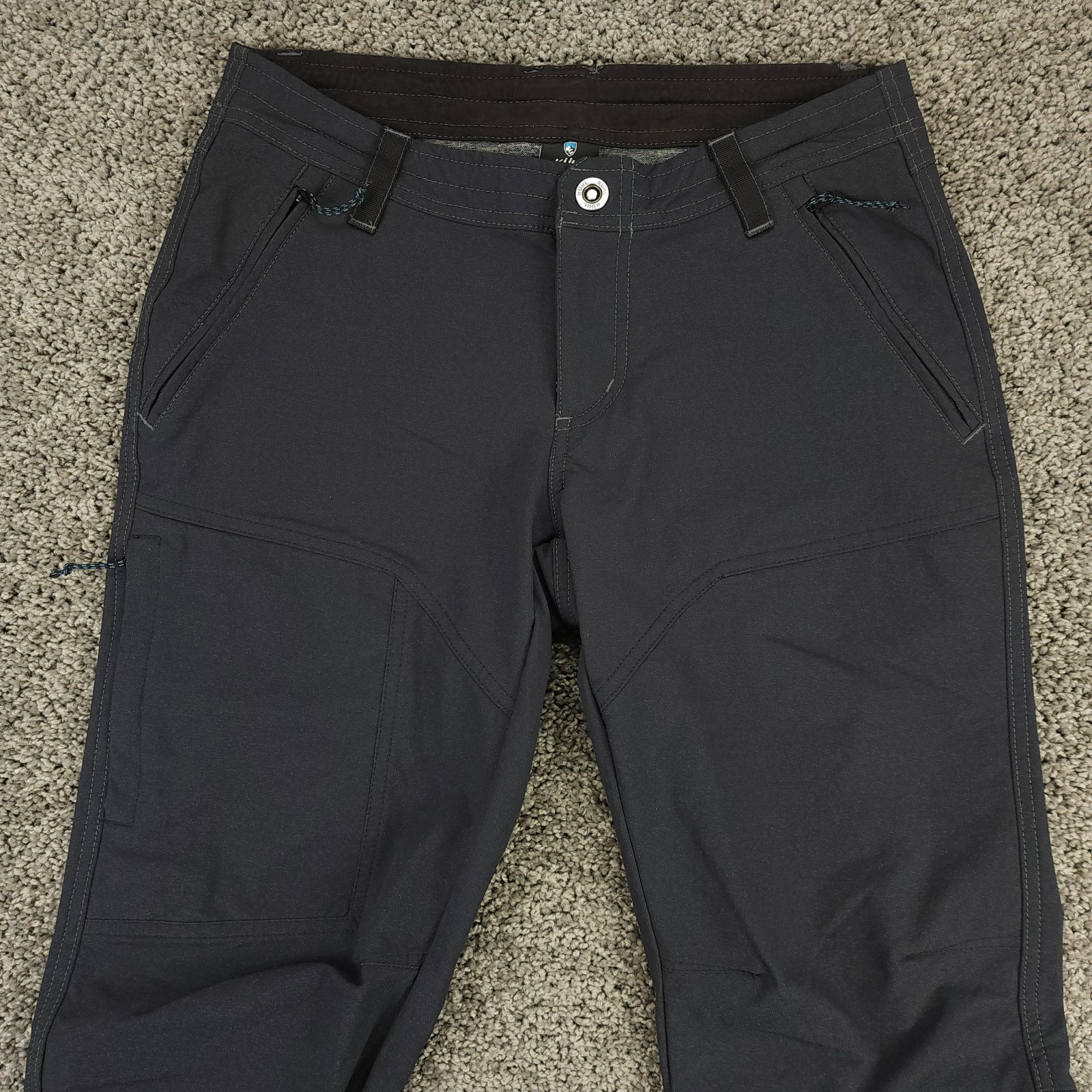 Kuhl Pants Women 6 Reg Gotham Klash Soft Shell Hiking Zip Pockets Ankles 6210