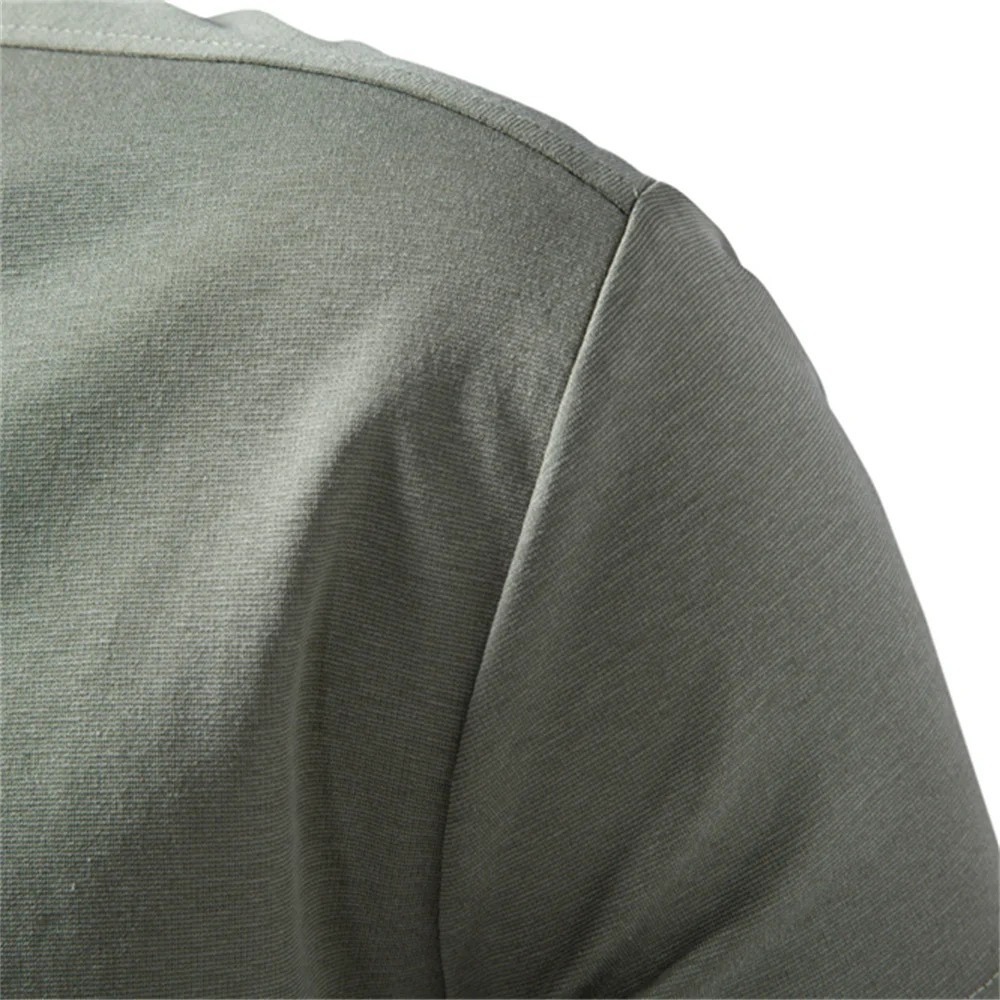 AIOPESON Men’s Cotton O-Neck Soft Touch Comfortable Tee Solid Color 8 Colors Bre