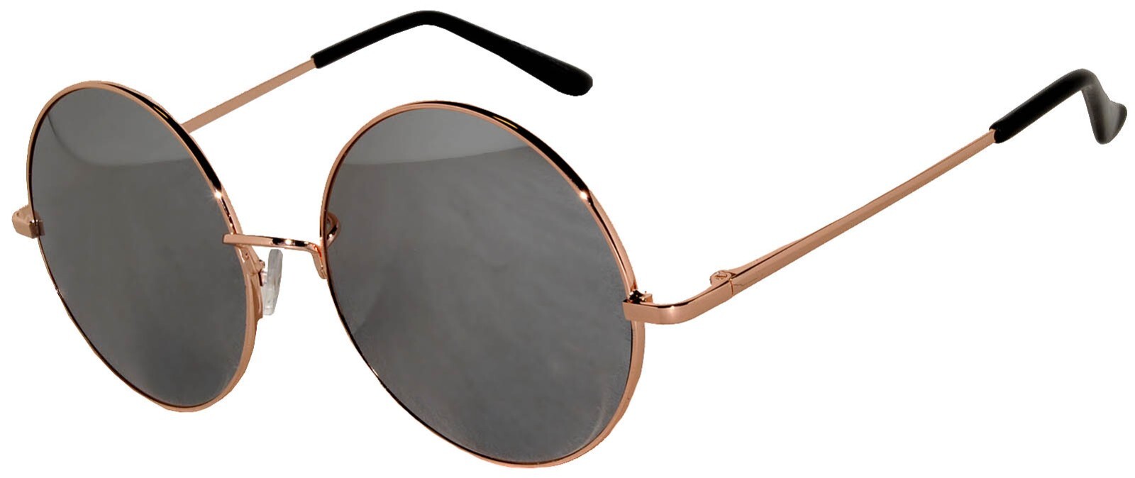 ROUND SUNGLASSES MIRROR LENS 43mm METAL FRAME ONE PAIR