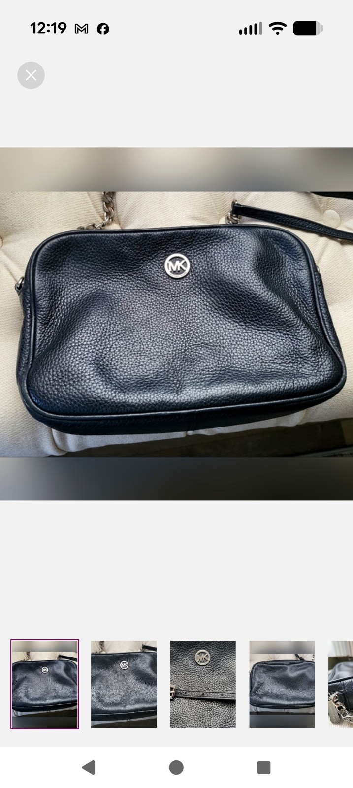 Michael Kors Black Crossbody Jet Set