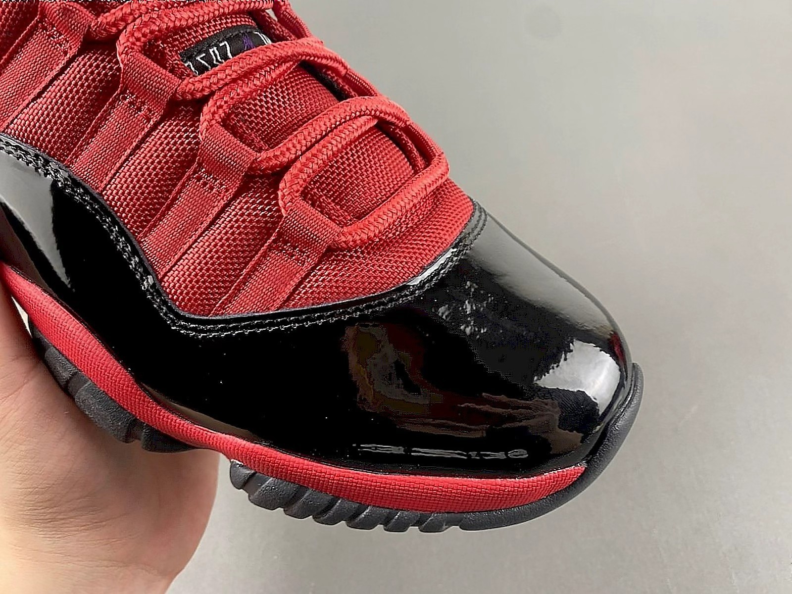 Nike Air Jordan 11 Retro 72-10 Men’s Black Glossy Athletic Shoes