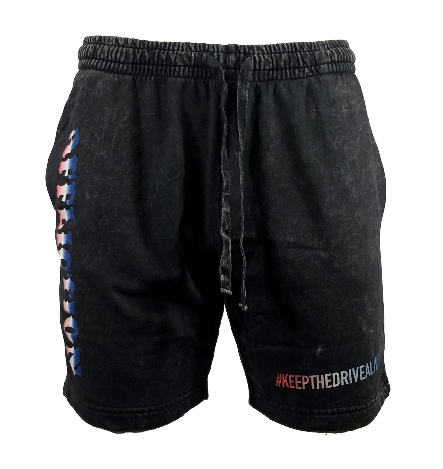 AFFLICTION KEEP THE DRIVE ALIVE Men’s Sweat short Black Biker MMA