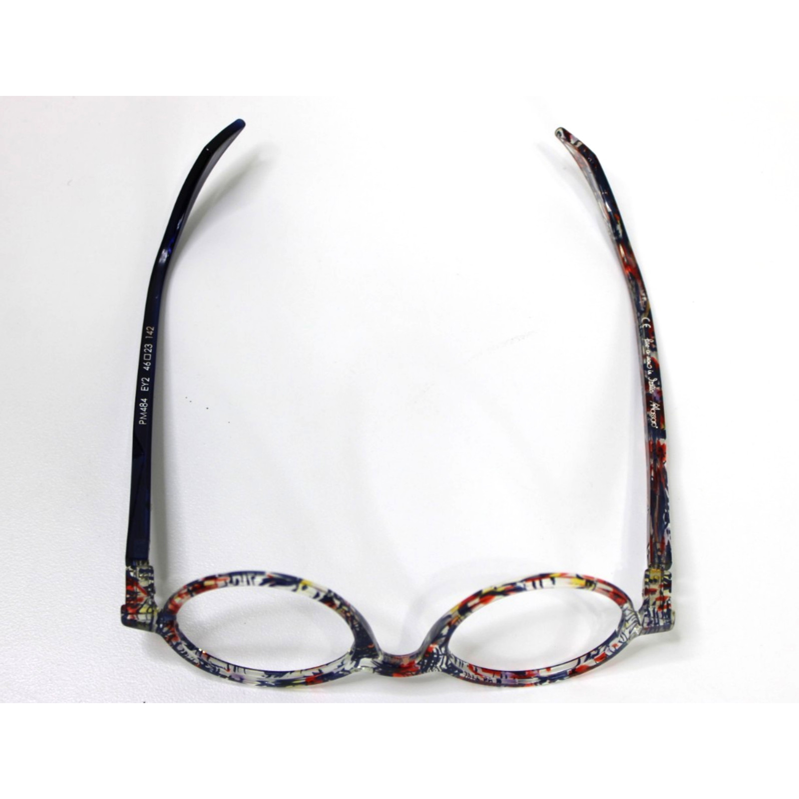 Piero Massaro Eyeglasses Glasses Frames Only PM484 EY2 Round Unisex Italy 142mm