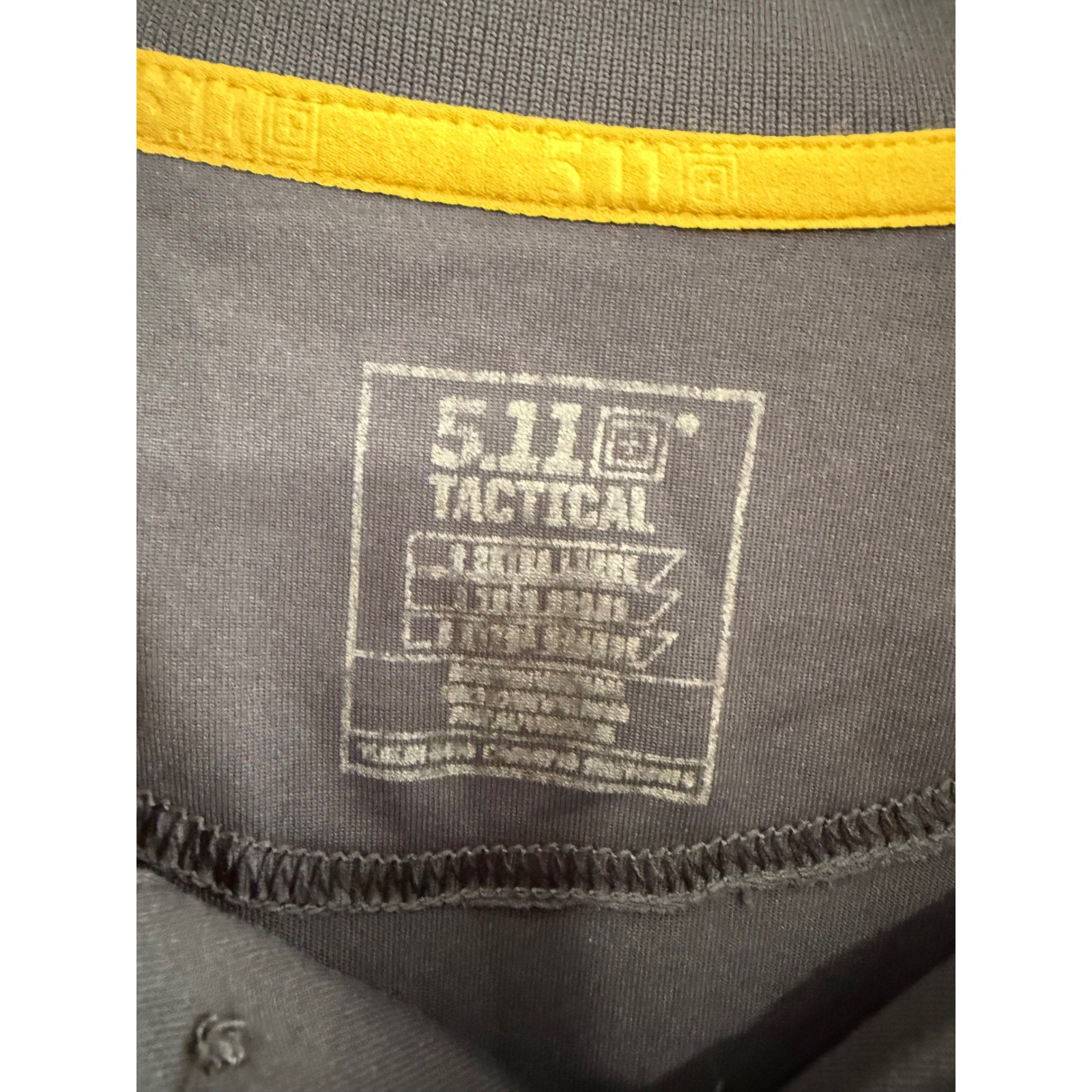 5.11 Tactical Performance Polo Shirt Size 2XL Dark Gray Short Sleeve EUC