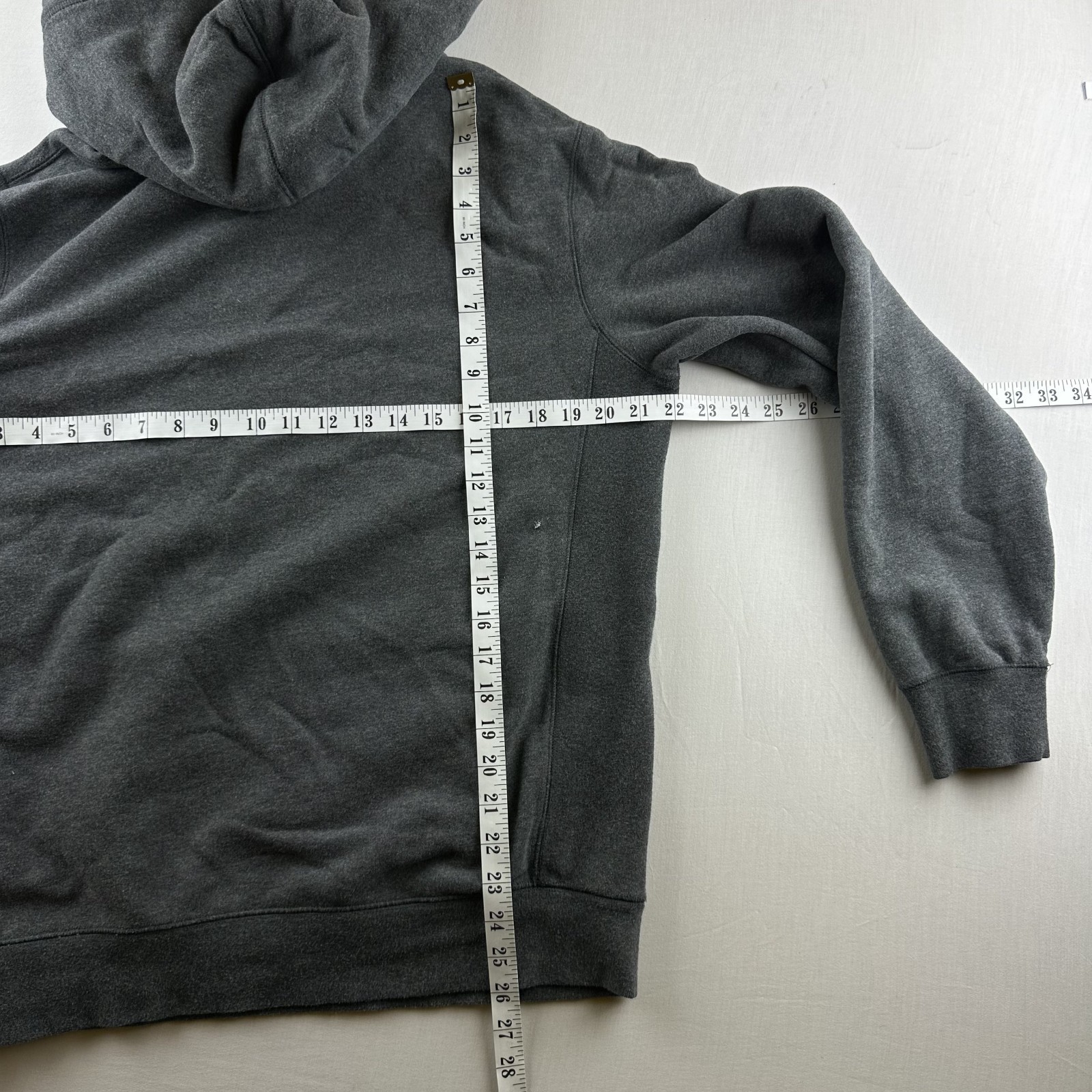 Ovo October’s Very Own Classic Owl Logo Hoodie Charcoal Grey – M