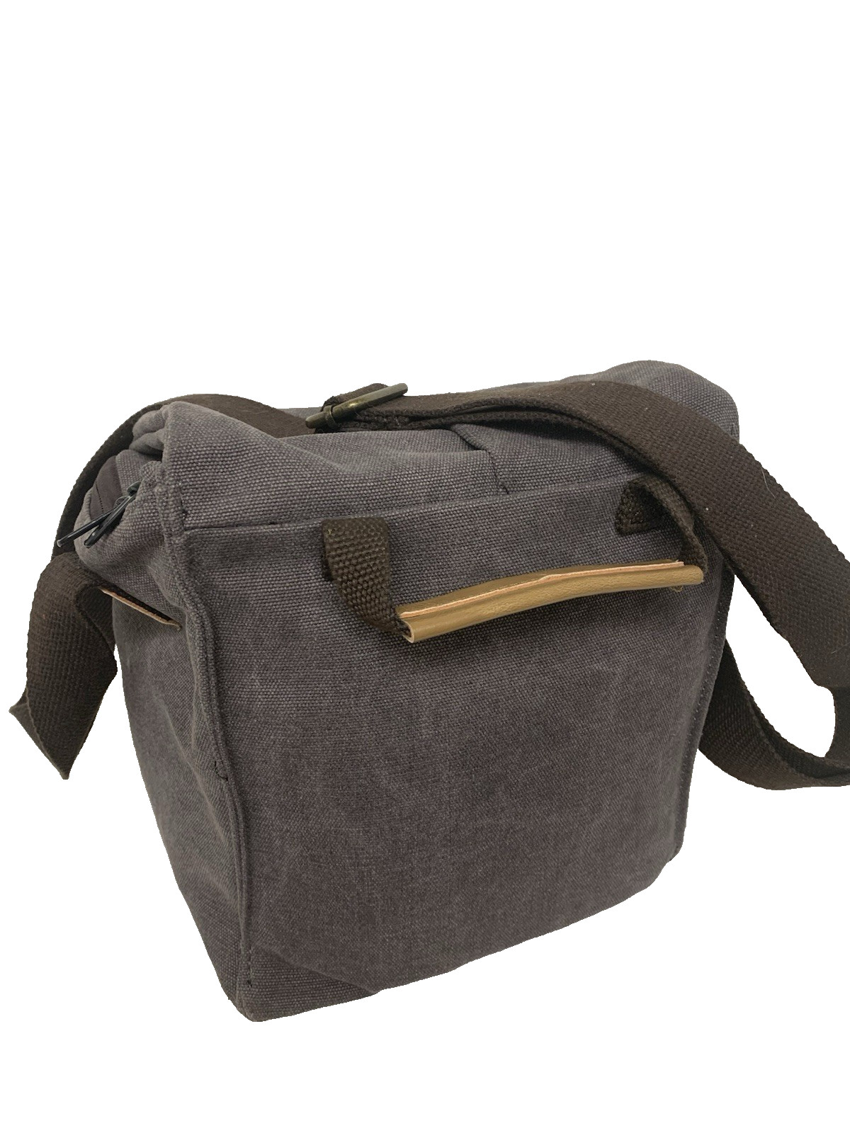 S-Zone Canvas Camera / Messenger Bag Padded Divider Inserts Crossbody Excellent!
