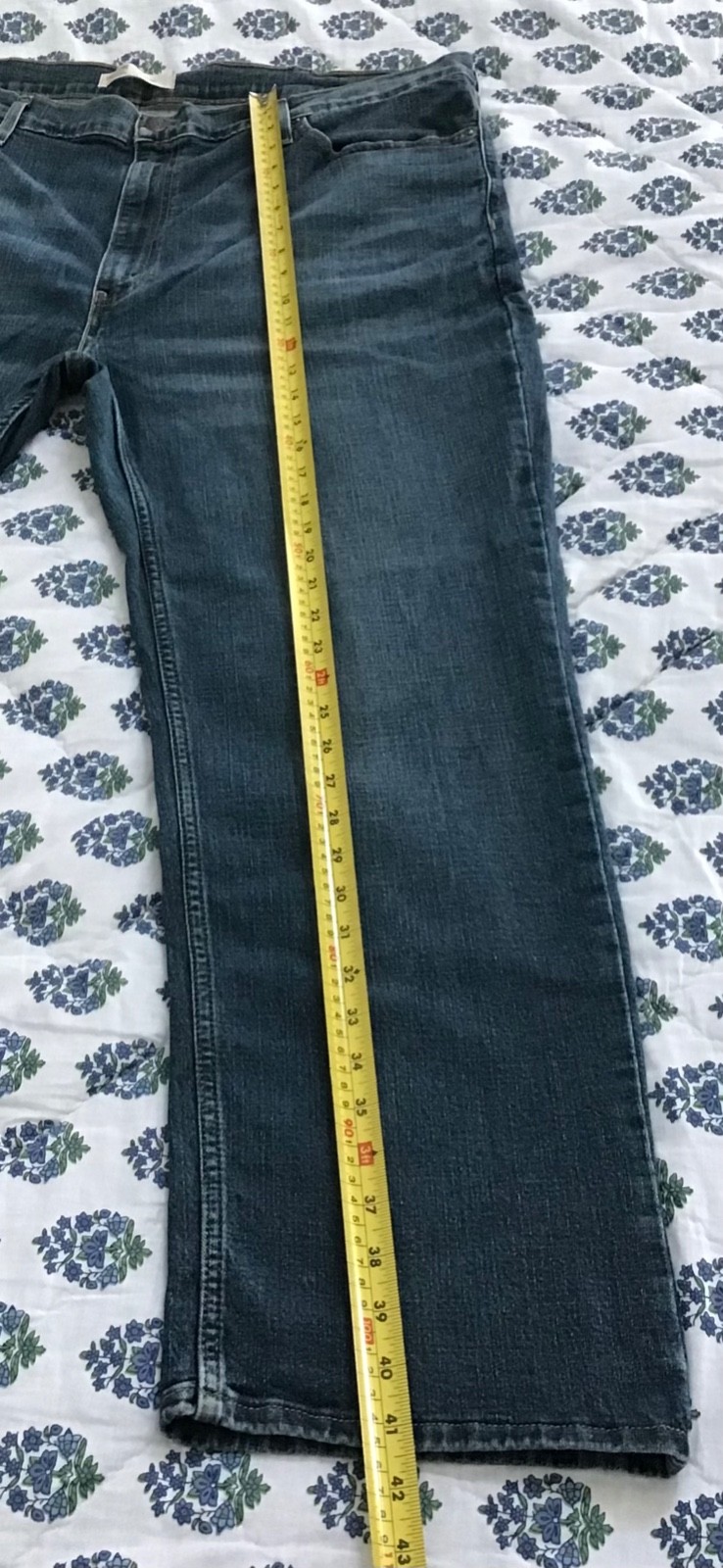 LEVI’S SIGNATURE 567 STRAIGHT Men’s Medium Wash Denim Blue Jeans Size 44×30