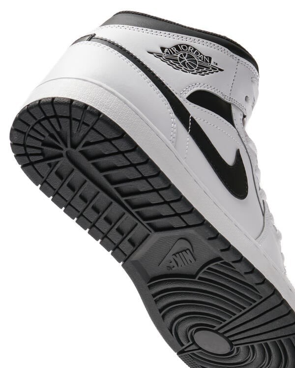 Nike Air Jordan 1 Mid White Black DQ8426-132 Men’s Size NEW