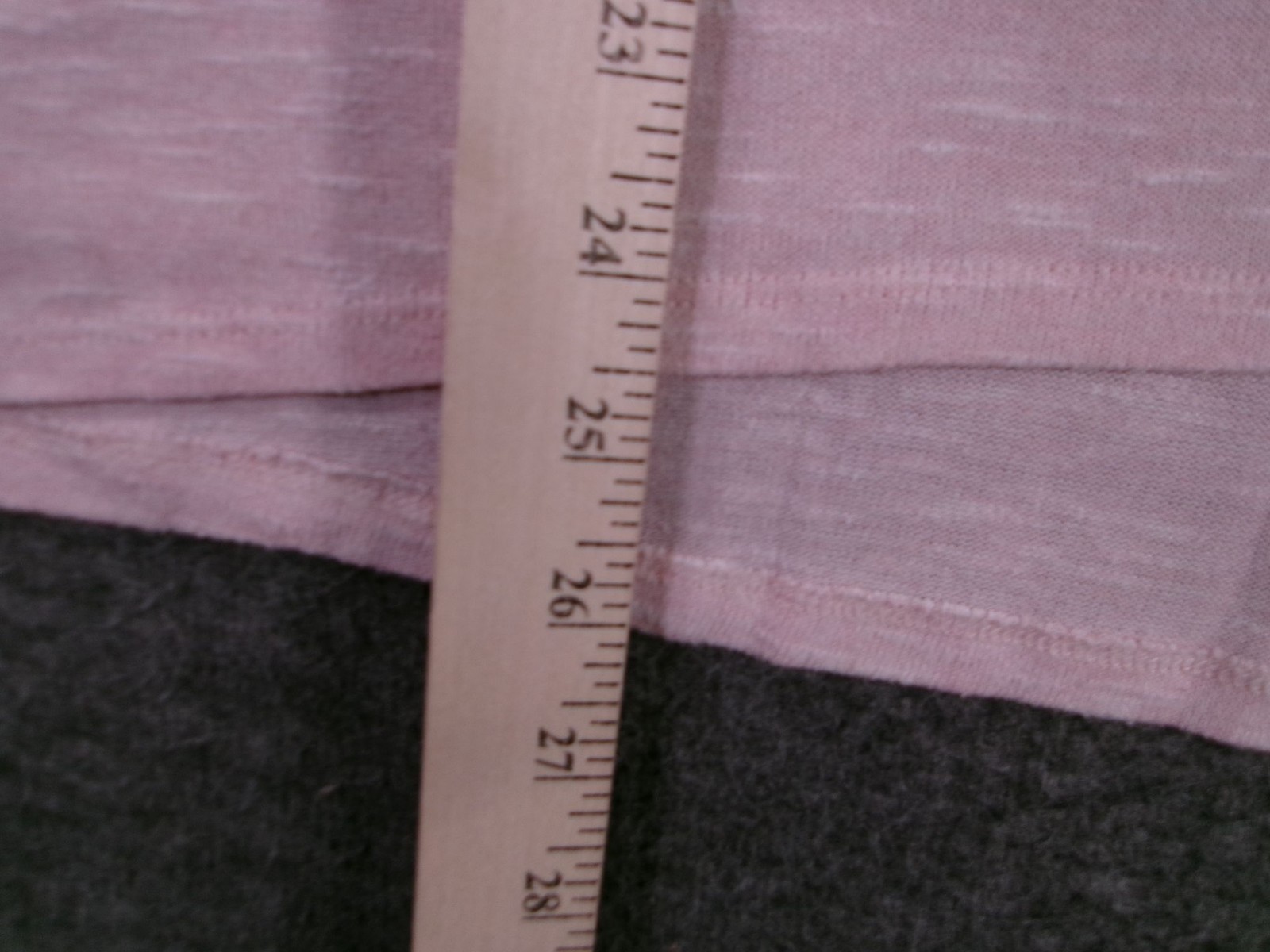 So Top Womens L Pink Lightweight Cozy Knit Raglan V Notch Long Sleeve Base Layer