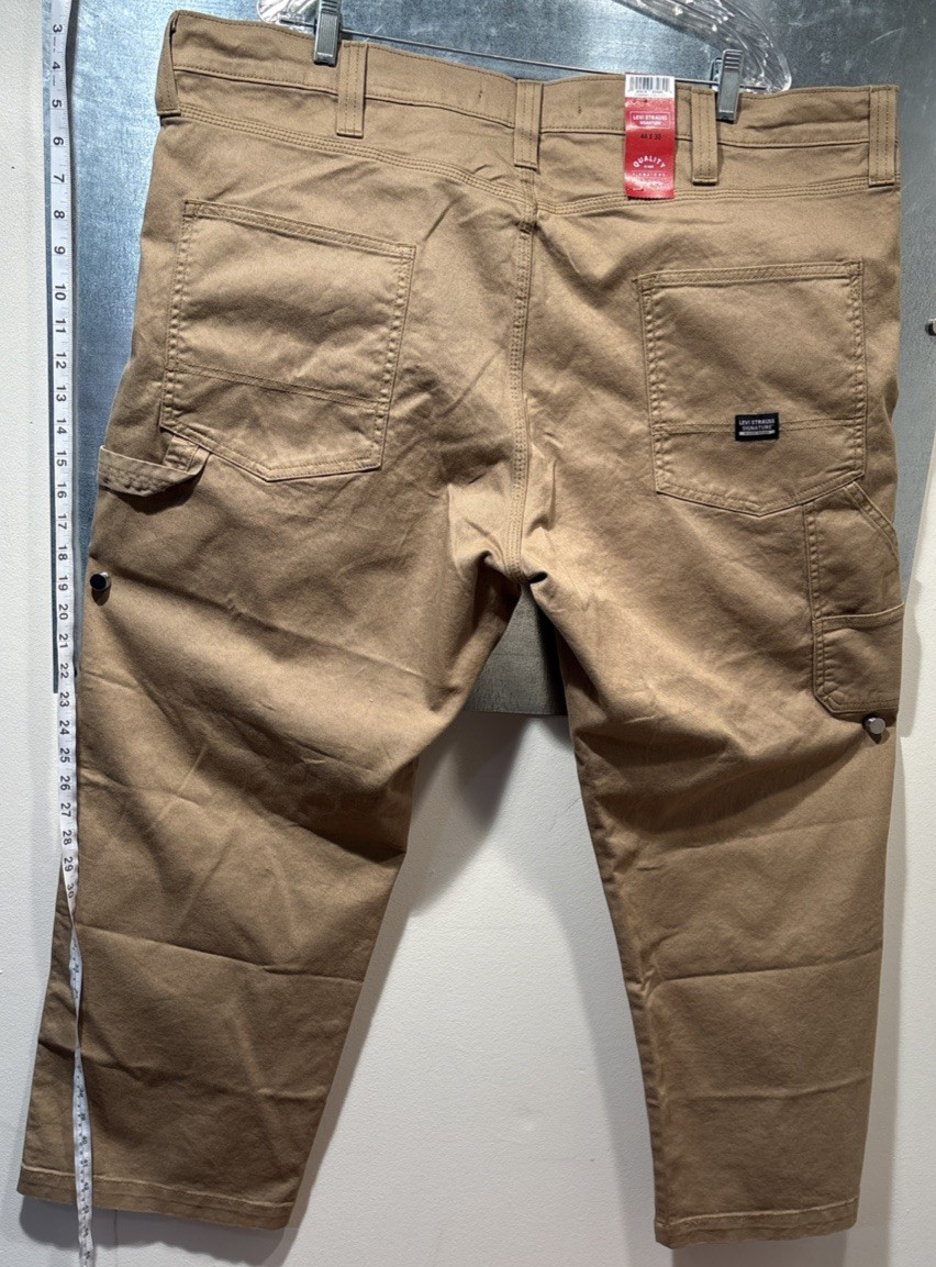 44 x 30 (actual 46×29) Levi’s Strauss Signature Workwear Carpenter Canvas NWT