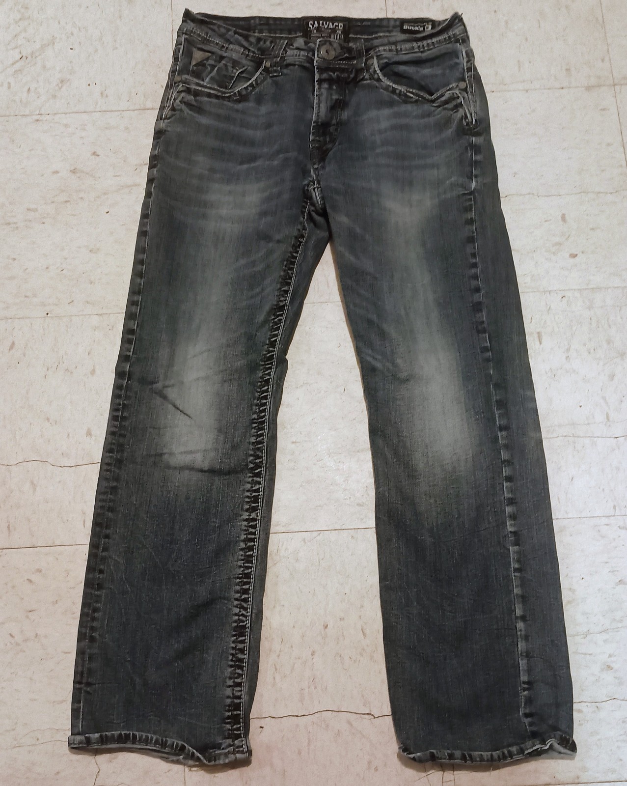 Salvage By Buckle Mens Mayhem Straight Jeans Size 31R Premium BKE Pants 🔥