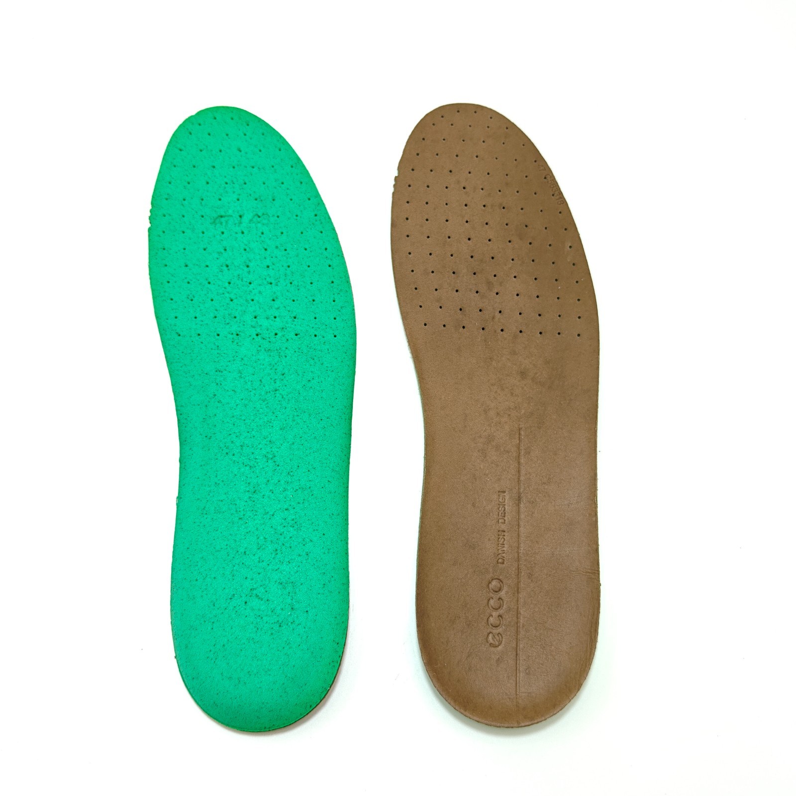 New ECCO Men’s Comfort Men’s Real Leather Insoles Us 7-16