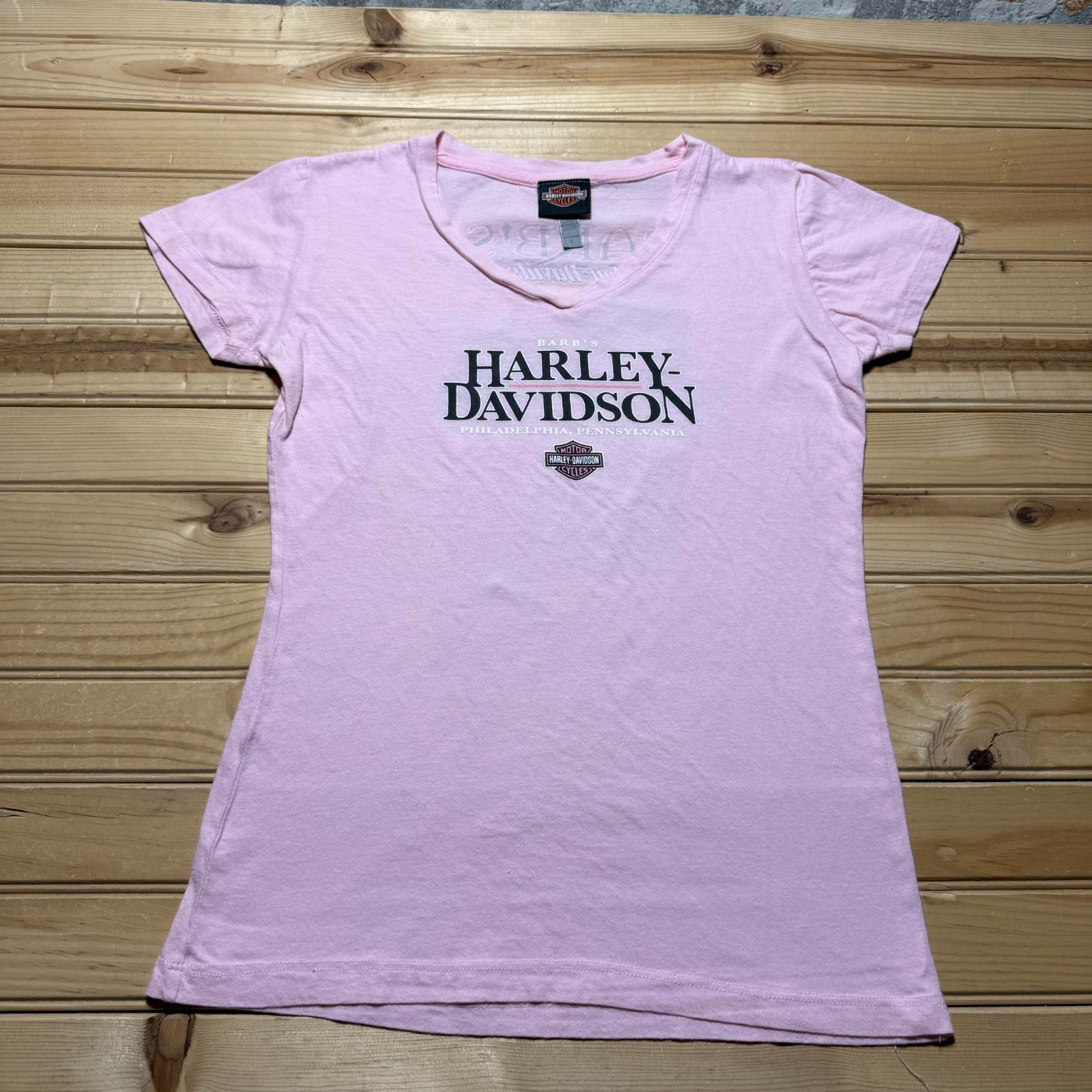 Vintage Y2K Harley Davidson Barb’s Philadelphia Pennsylvania Shirt – Size Large