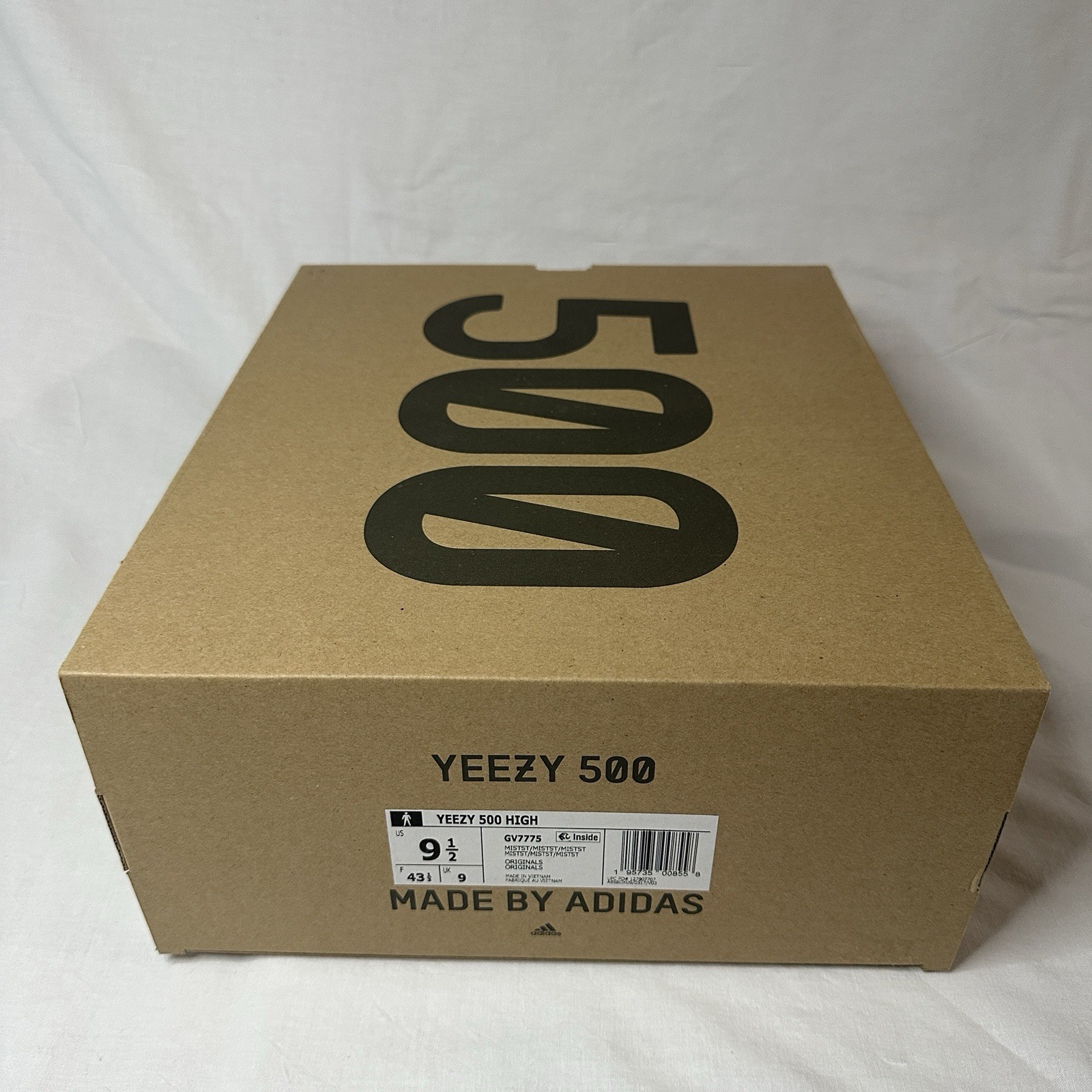 Adidas Yeezy 500 High Mist Stone – Size 9.5 – BRAND NEW – GV7775 – 2021 – DS